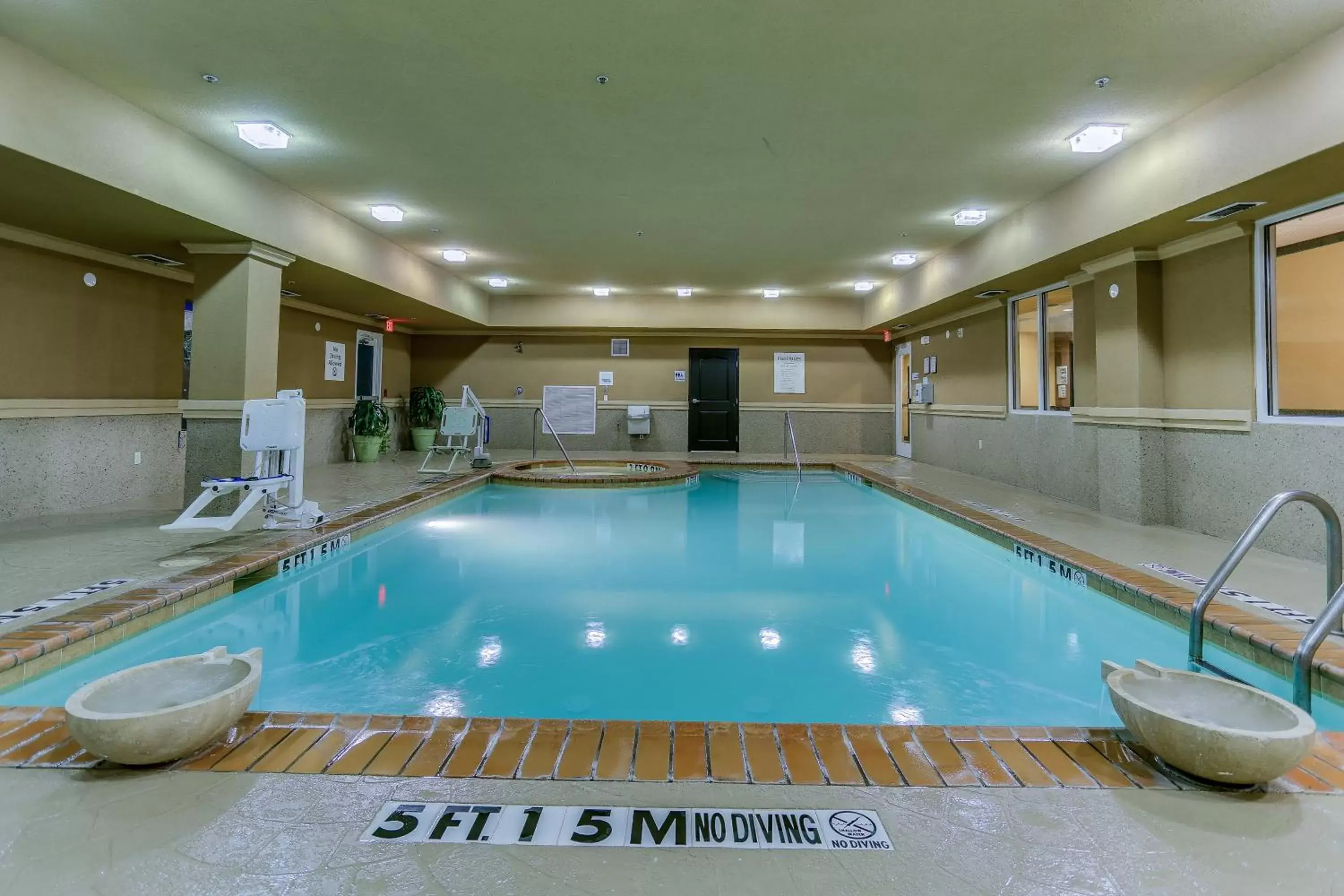 Swimming Pool in Holiday Inn Express Hotel & Suites Huntsville, an IHG Hotel