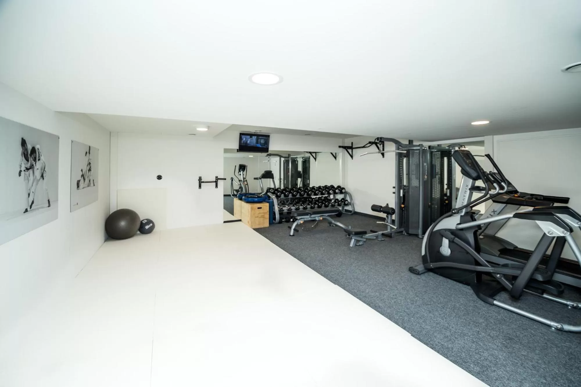 Fitness centre/facilities in Das Aunhamer Suite & Spa Hotel