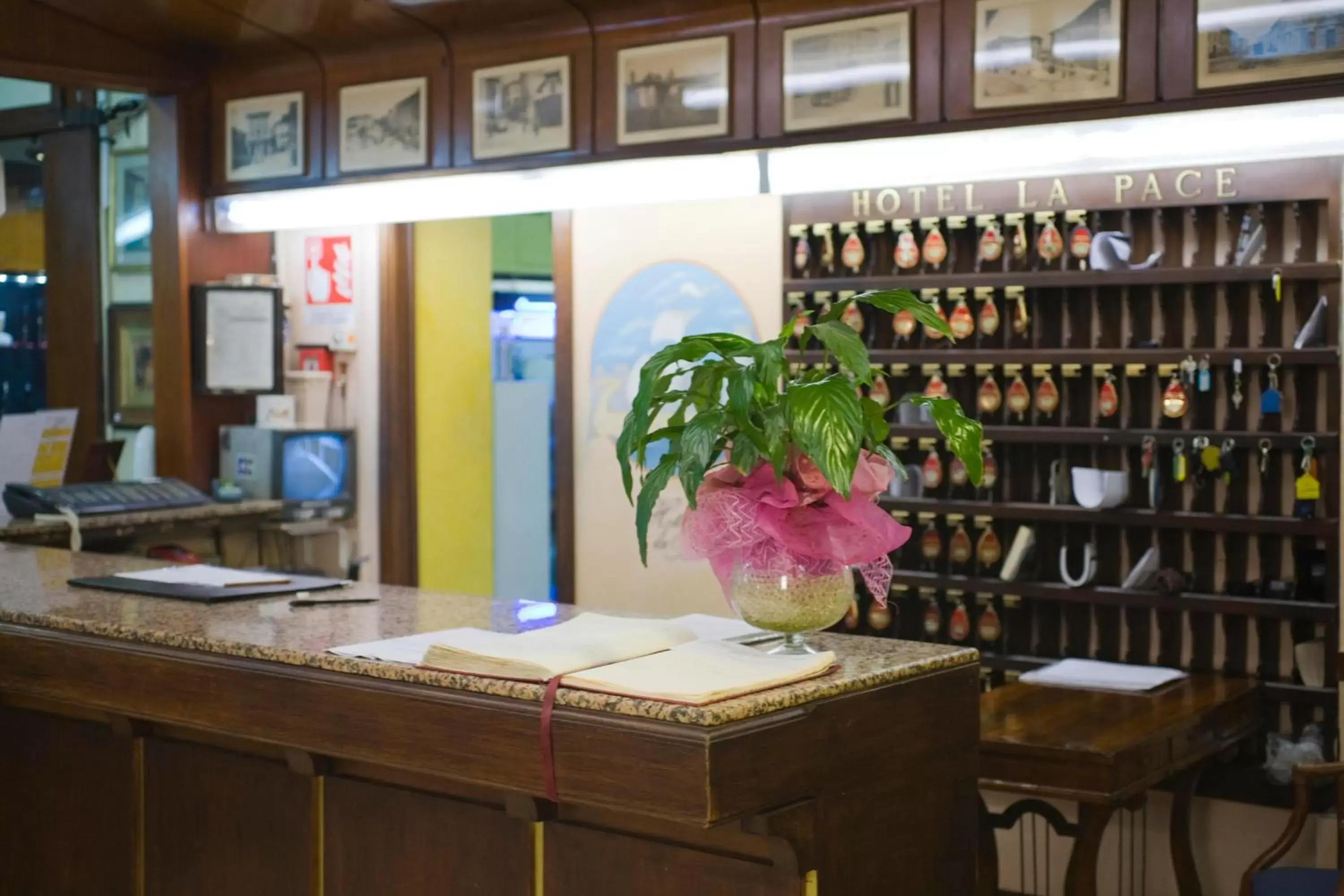 Lobby or reception in Hotel La Pace