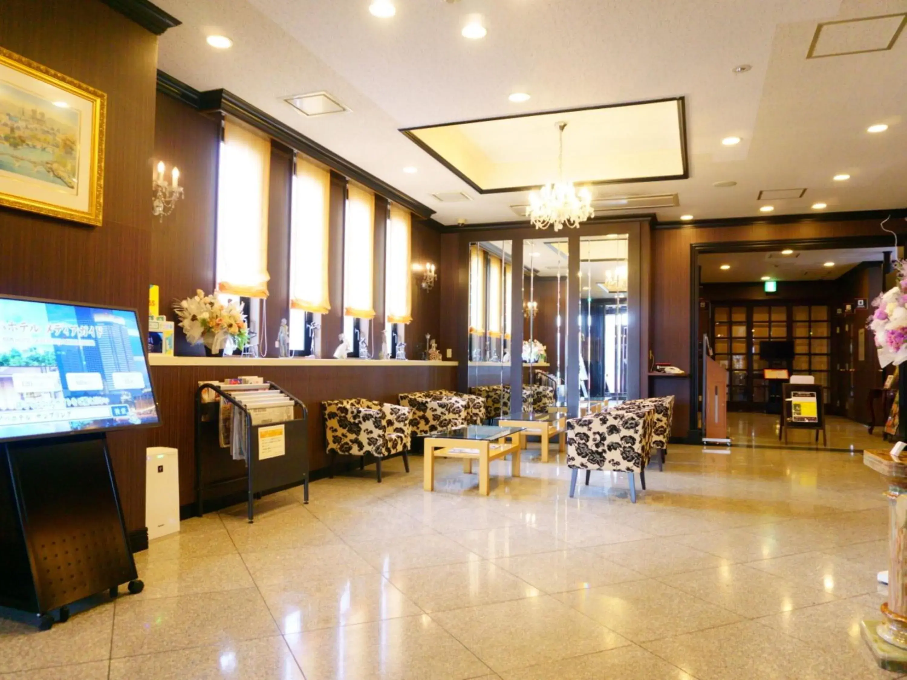 Lobby or reception in APA Hotel Honhachinohe Lobby or reception in APA Hotel Honhachinohe