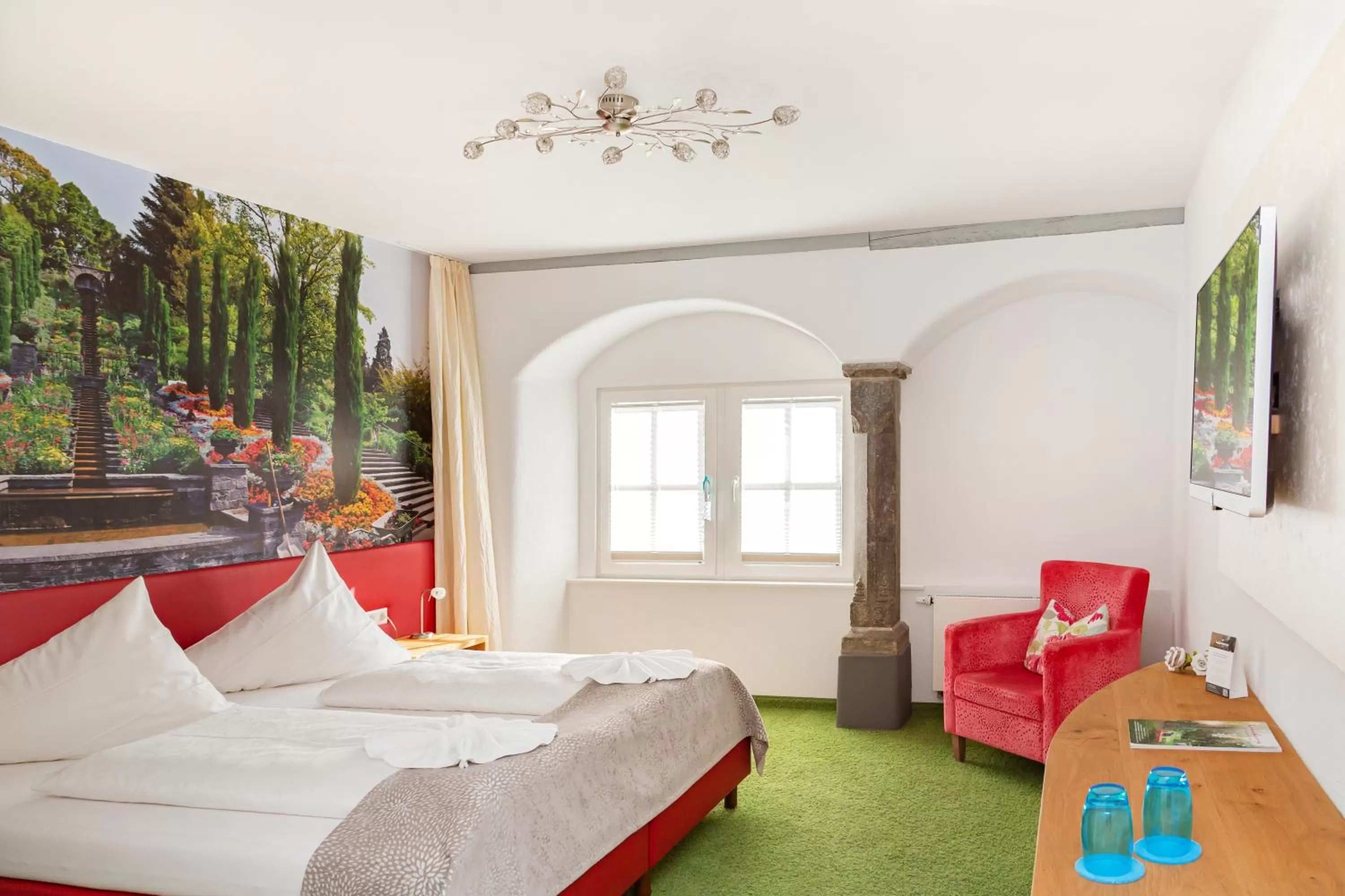 Staff, Bed in Hotel Alte Schule