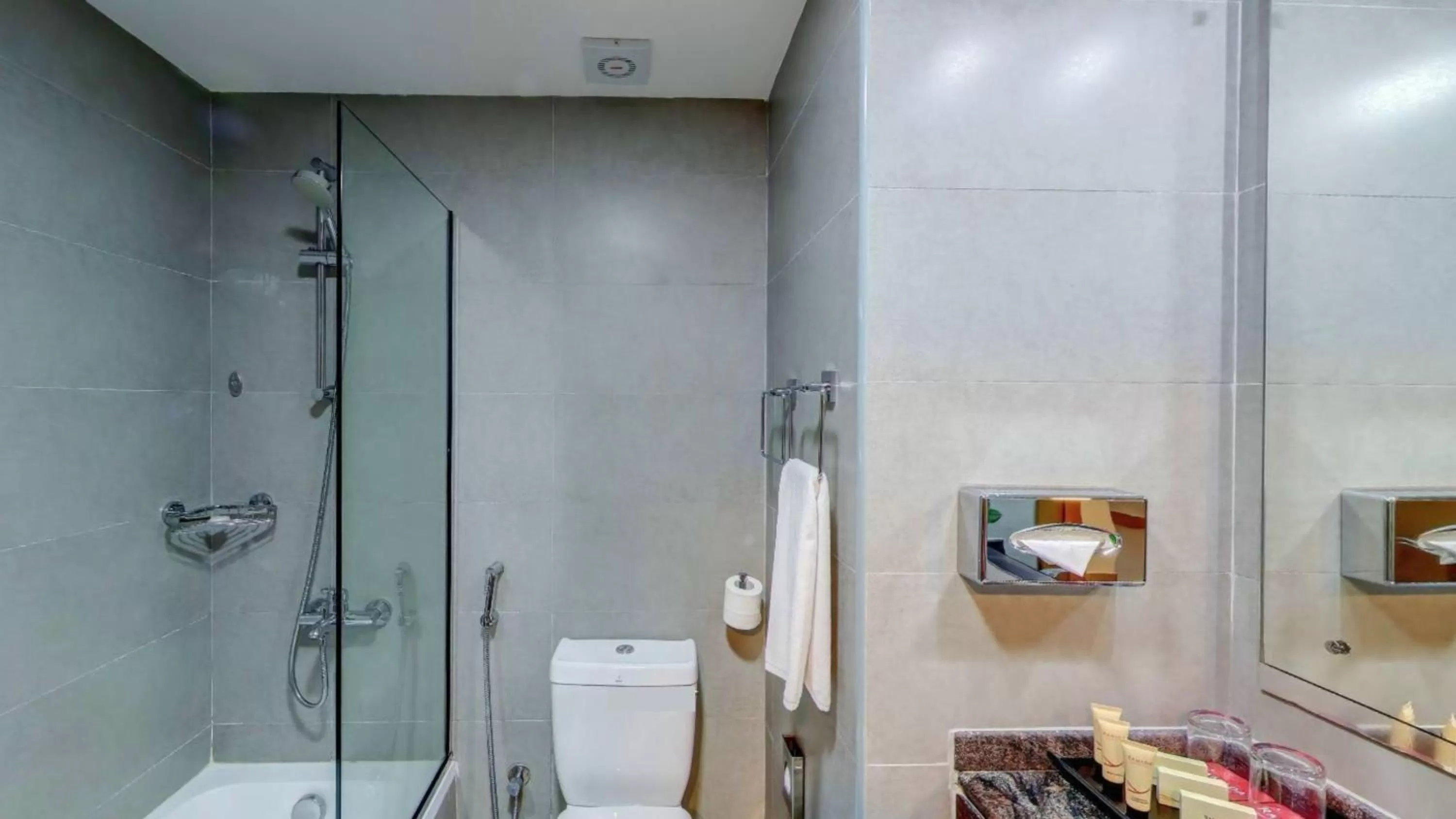 Bathroom in Ramada by Wyndham Beach Hotel Ajman