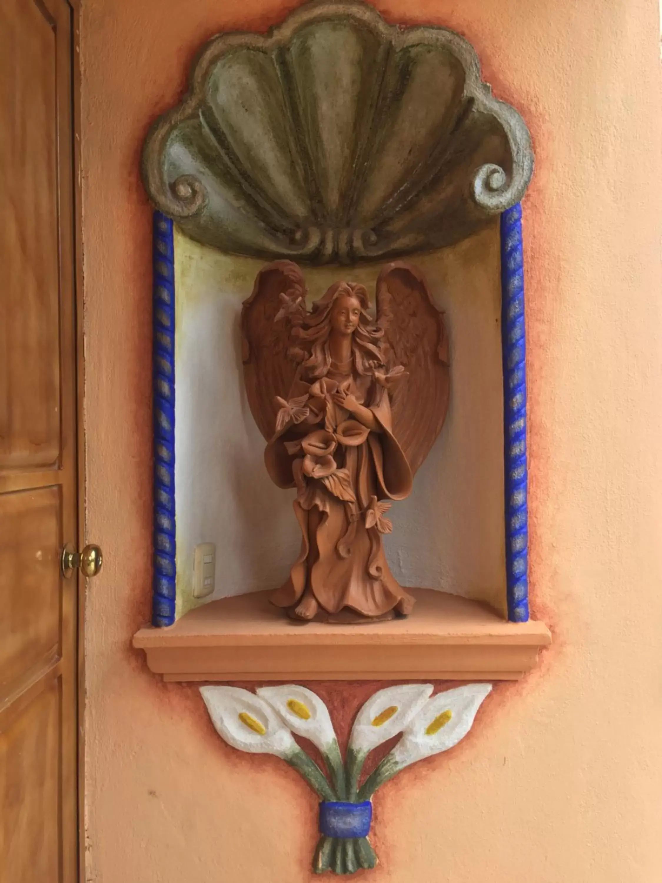 Decorative detail in Hotel Feregrino
