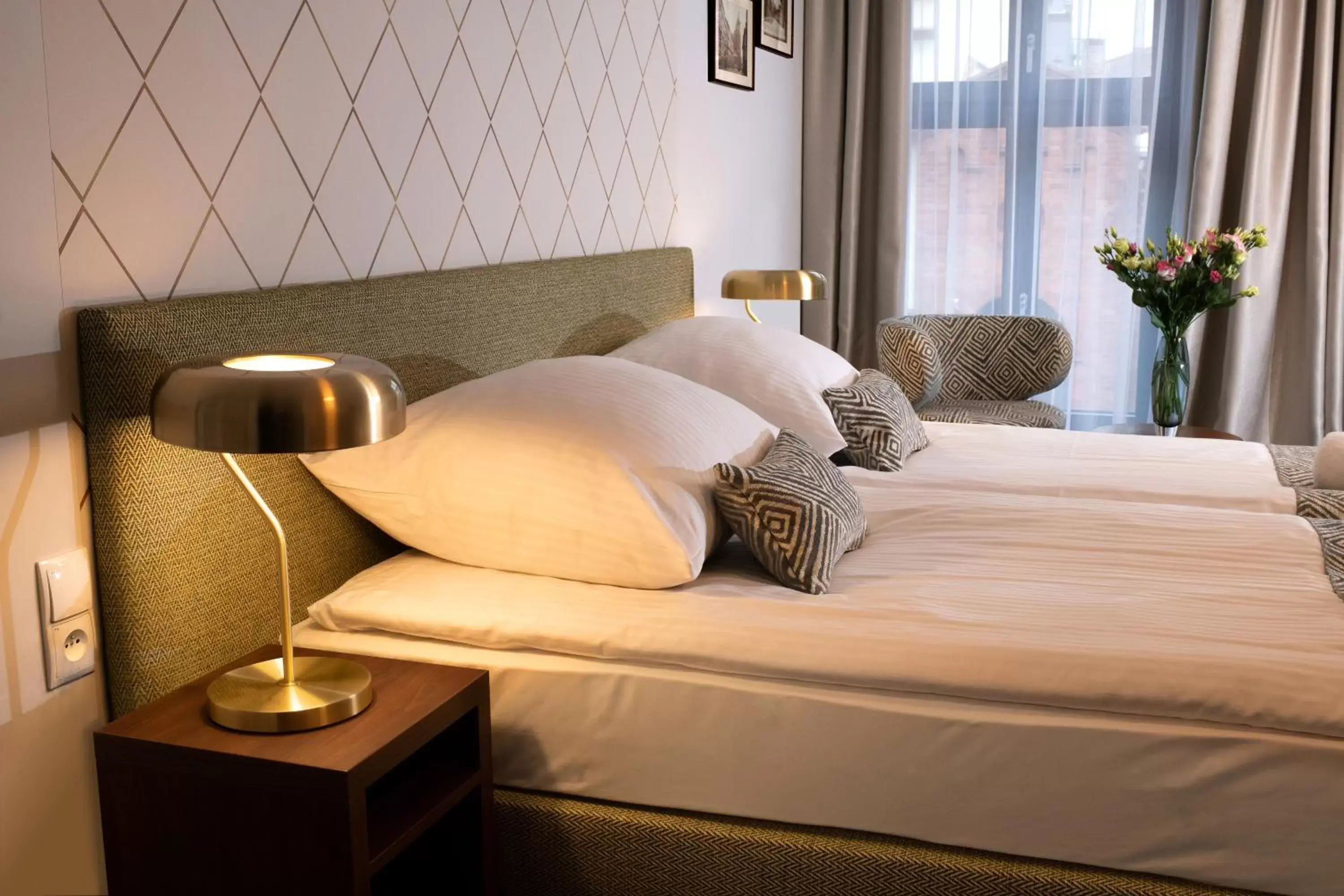 Bed in Xerion Hotel Bed in Xerion Hotel