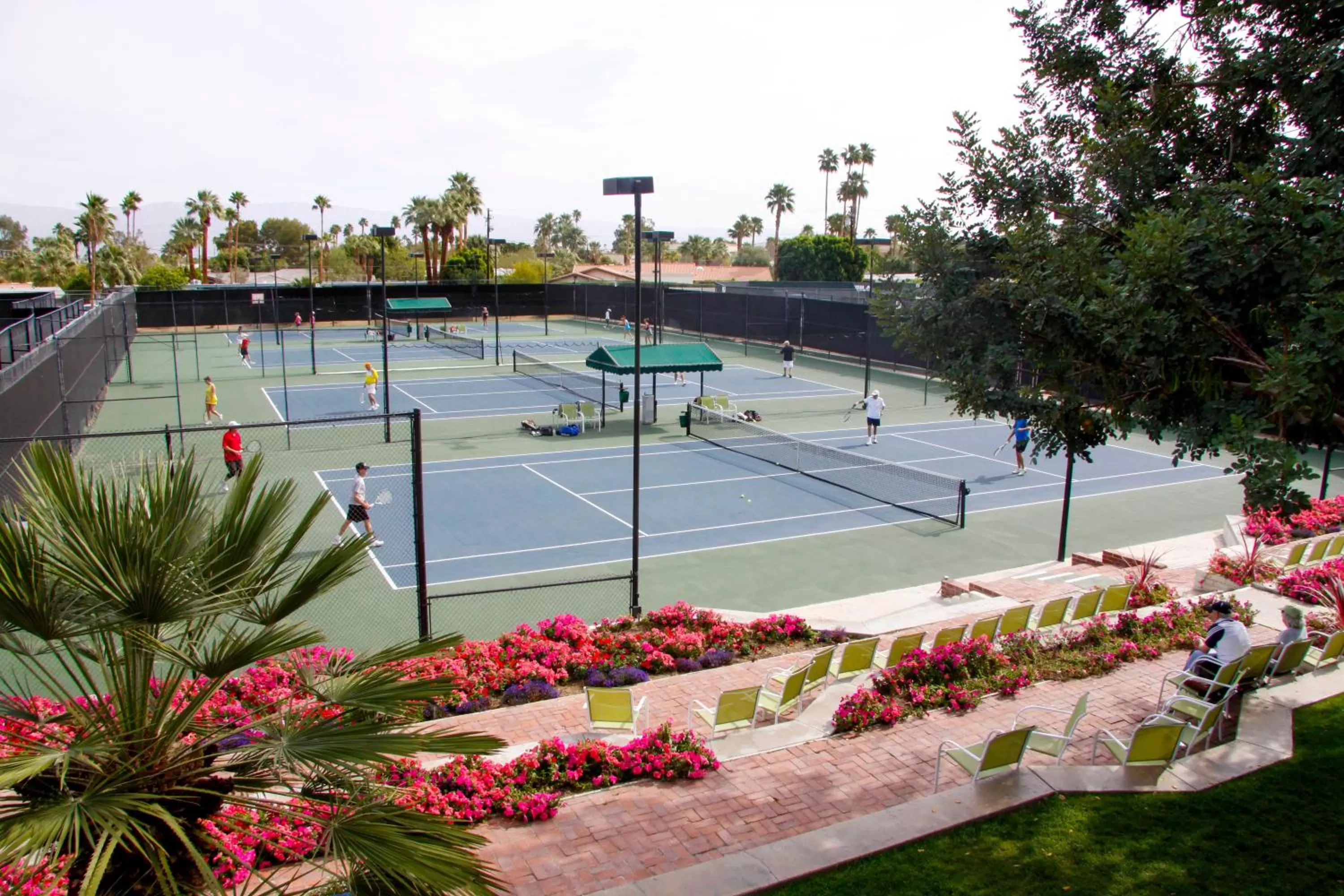 Tennis court in Shadow Mountain Resort