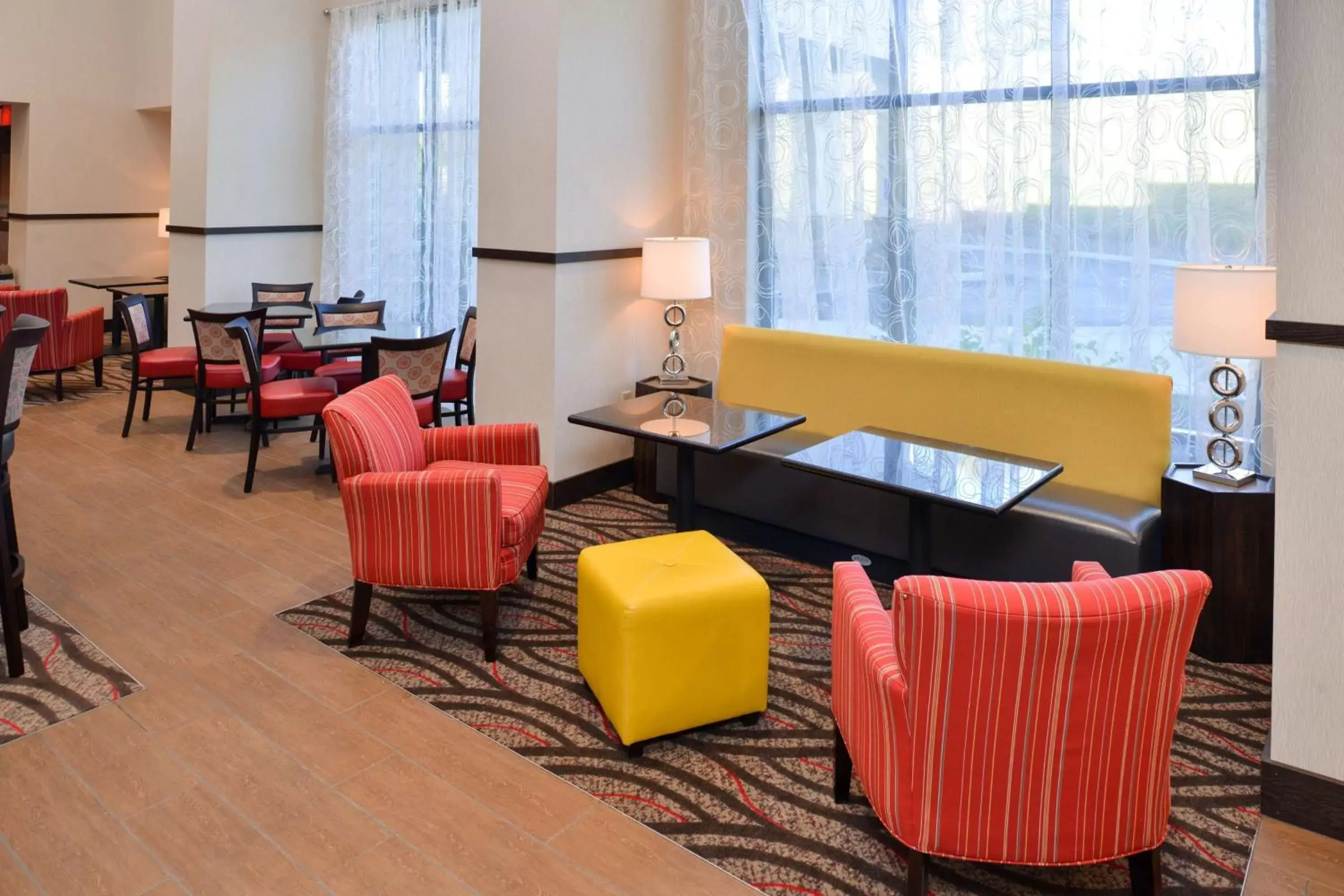 Lobby or reception in Hampton Inn & Suites California University-Pittsburgh Lobby or reception in Hampton Inn & Suites California University-Pittsburgh