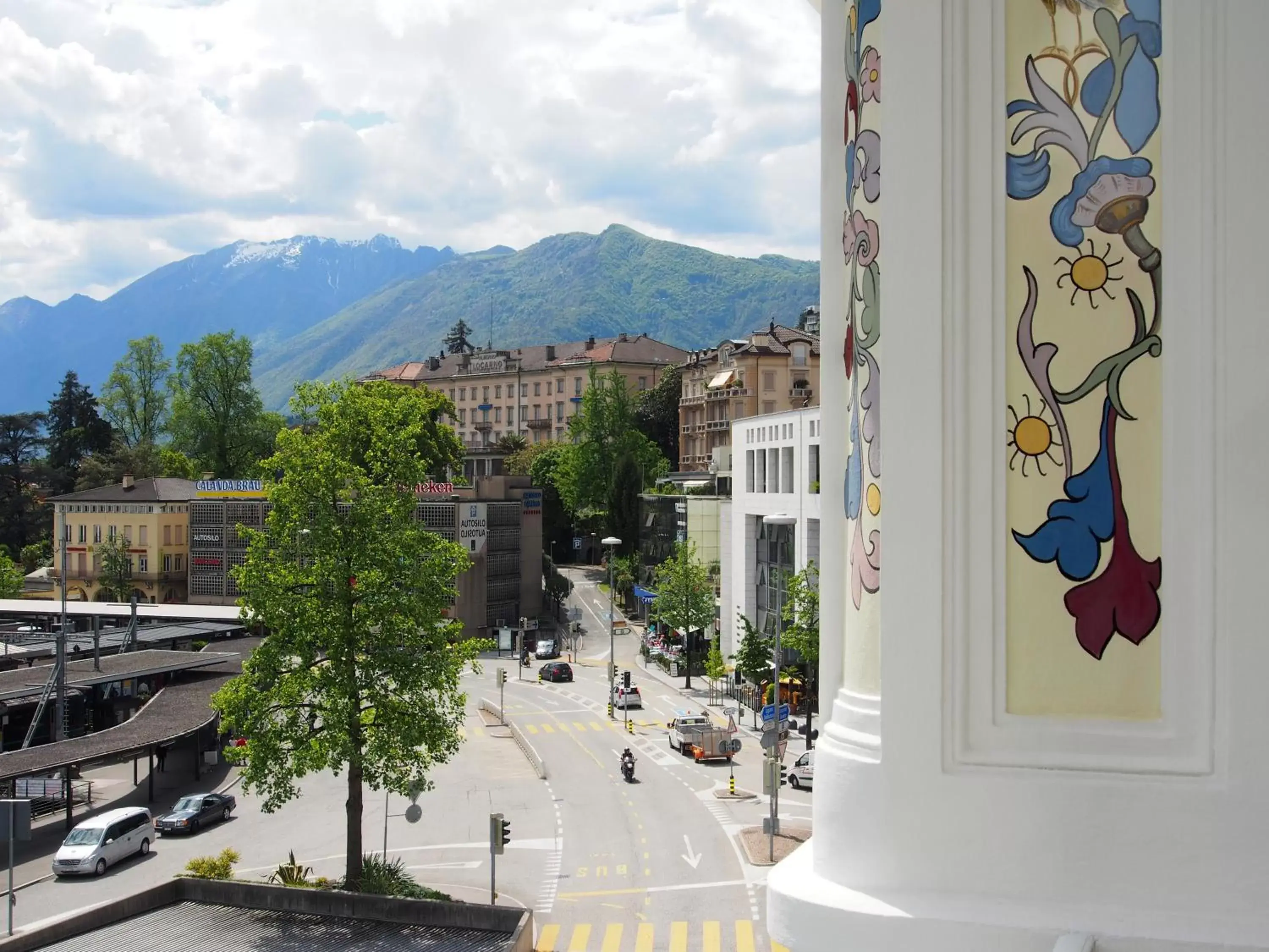 View (from property/room), Mountain View in Hotel Rio Garni