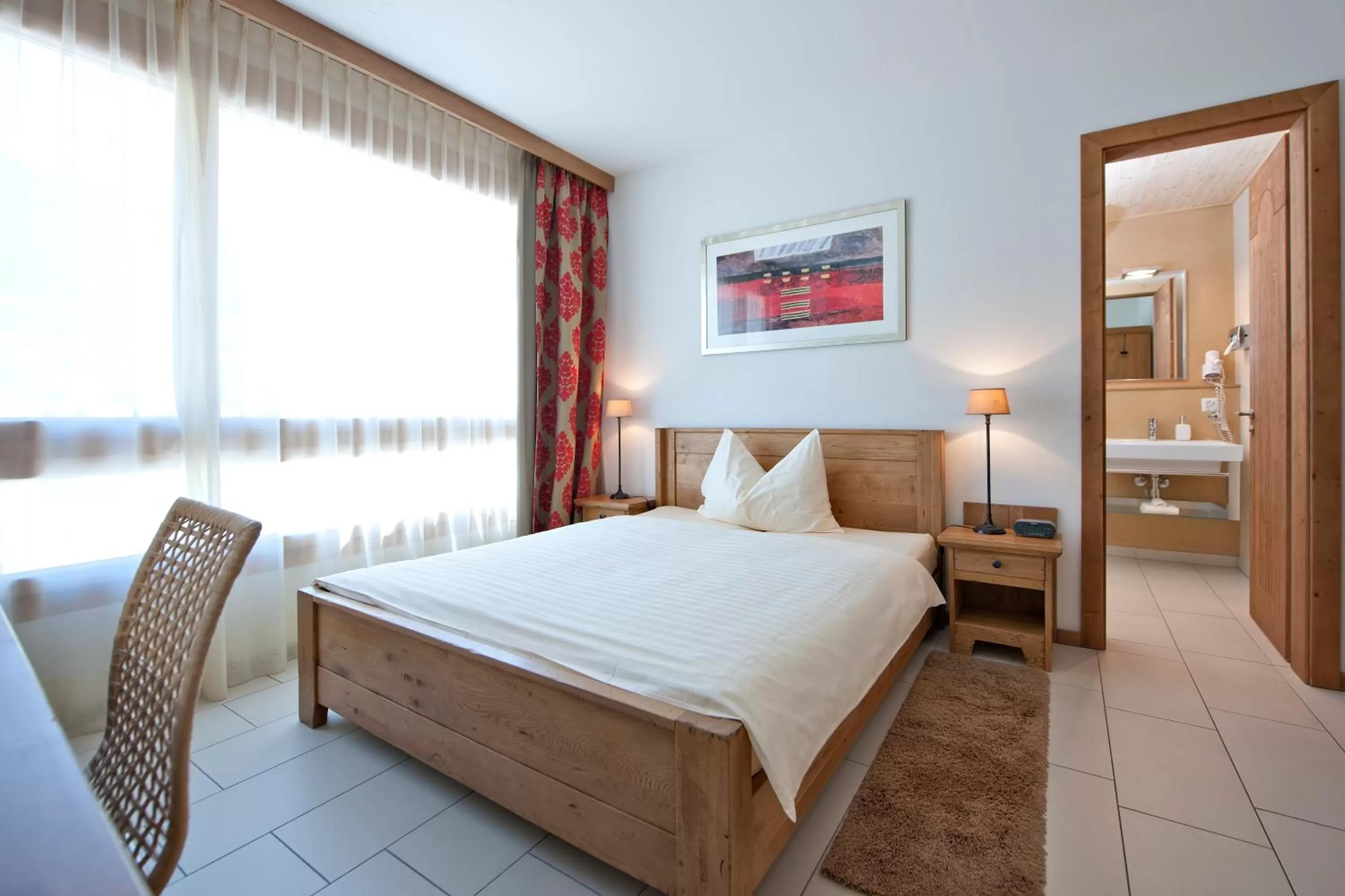 Bed in Hotel Station