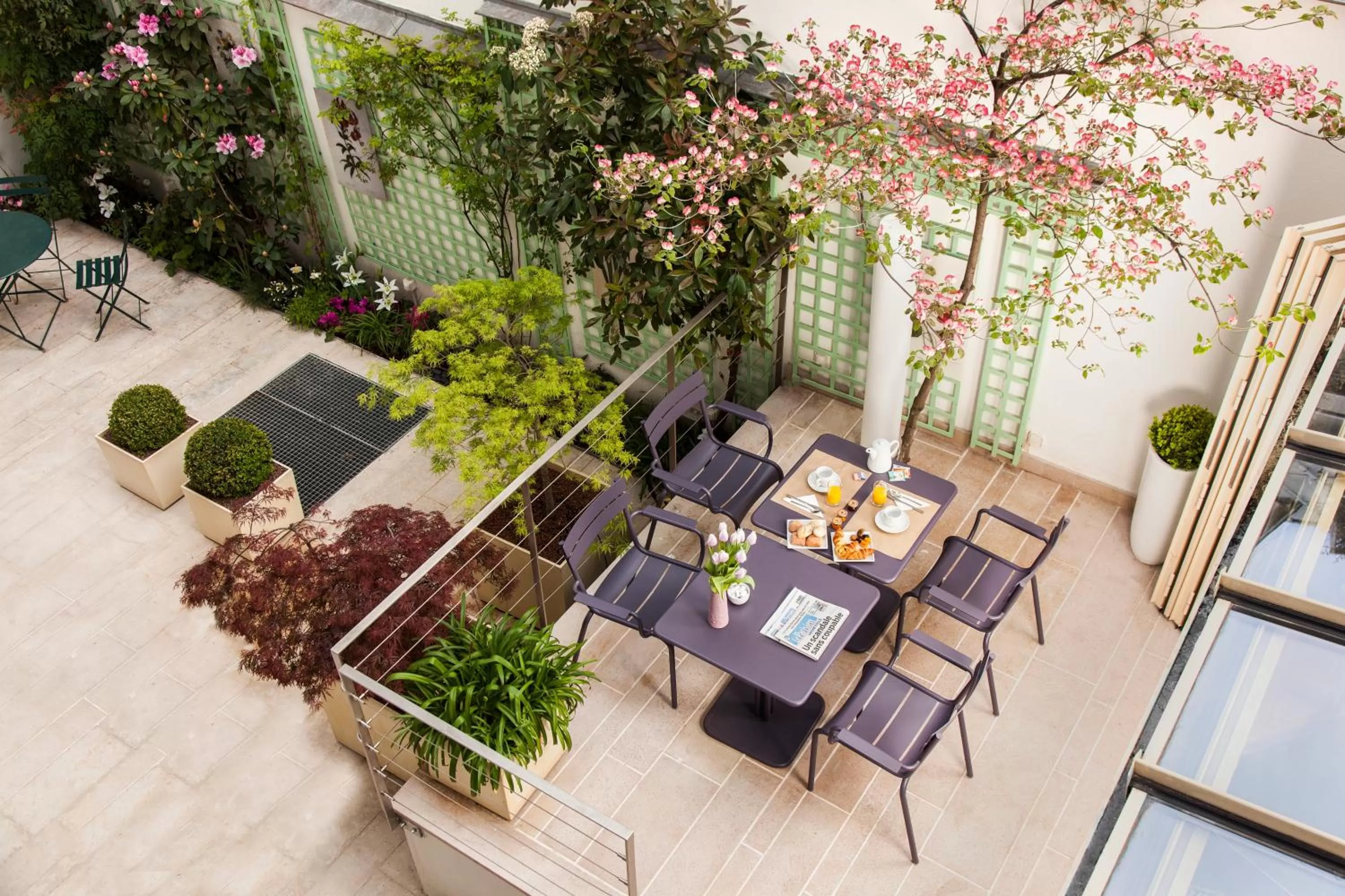 Balcony/Terrace in Hôtel Mistral