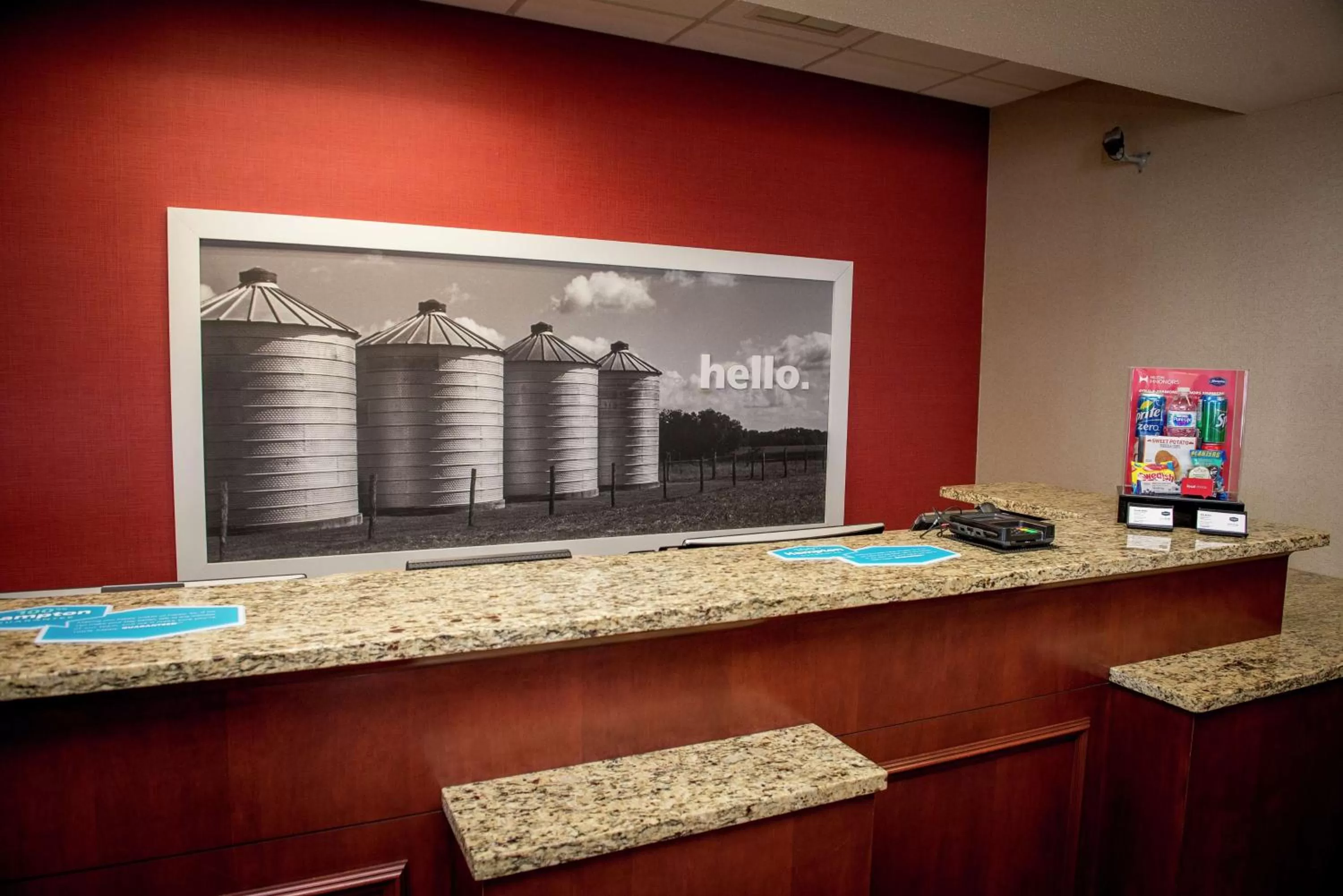 Lobby or reception in Hampton Inn Plover-Stevens Point