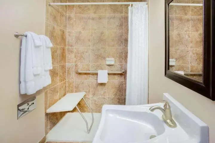 Shower, Bathroom in Wyndham Garden Schaumburg Chicago Northwest