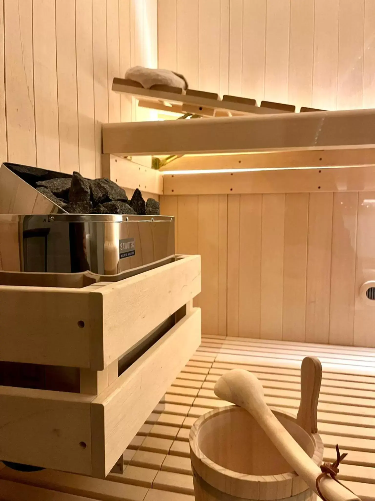 Sauna, Kitchen/Kitchenette in Casa Minerva - Suite e Relax