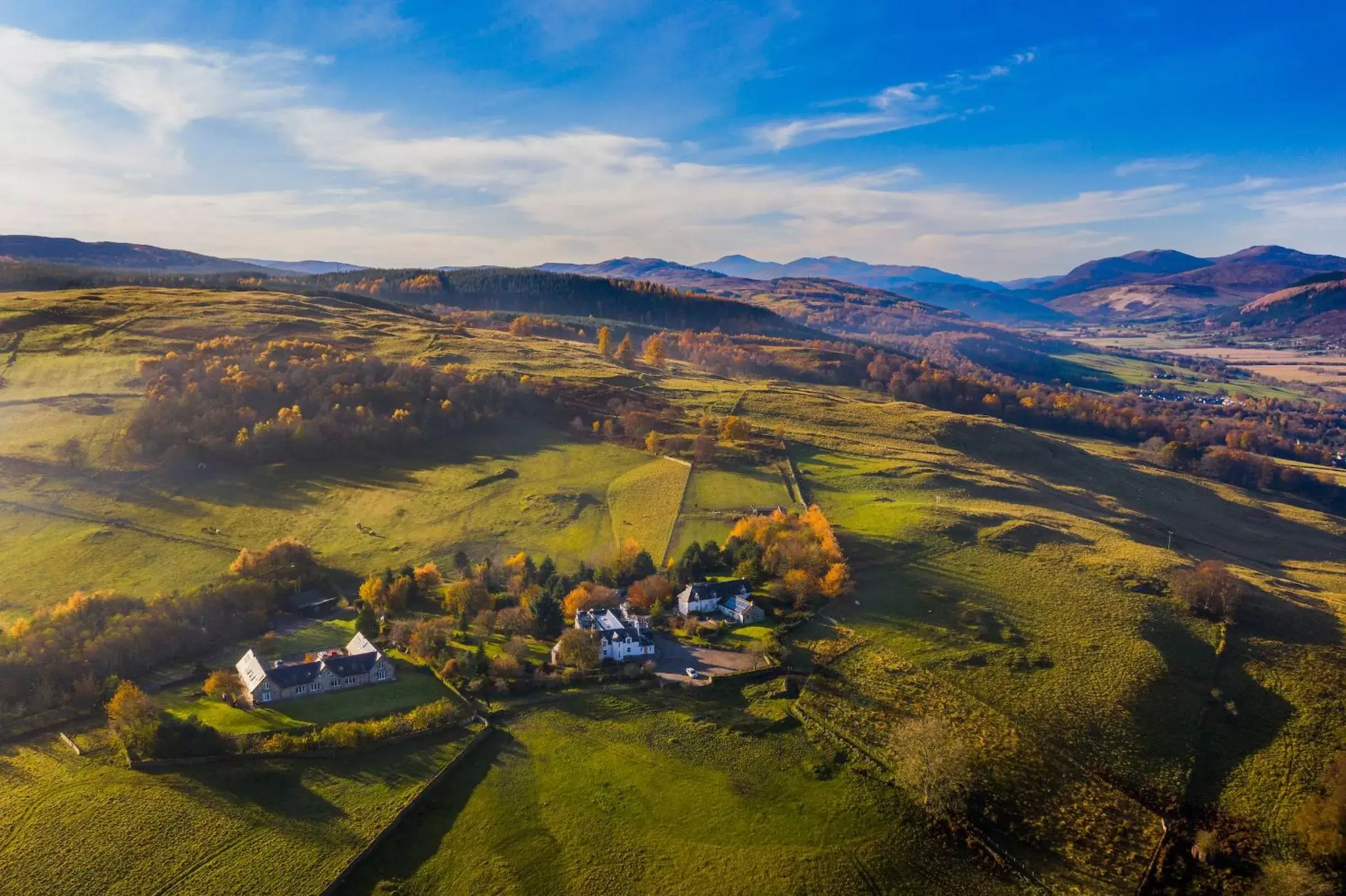 Natural landscape, Bird's-eye View in Errichel House and Cottages
