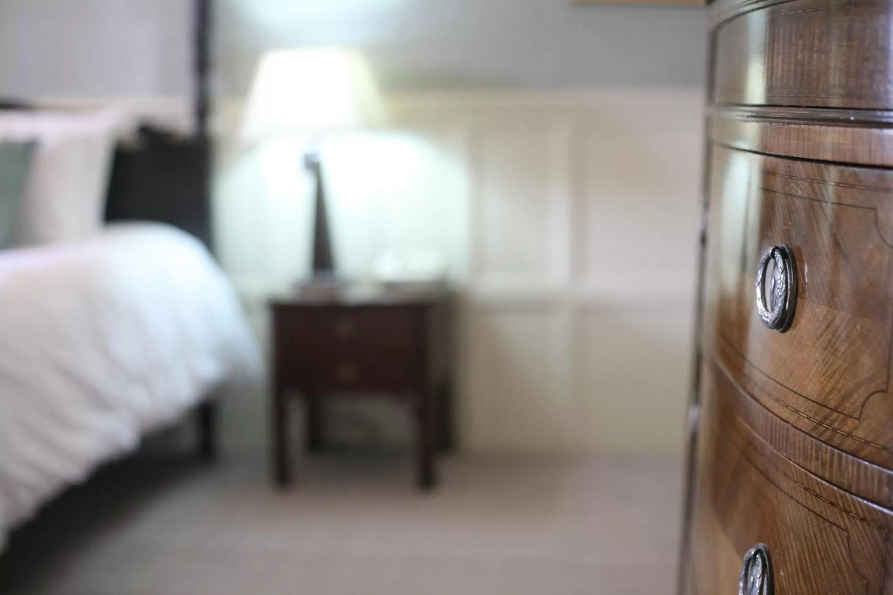 Decorative detail, Bed in Winchester Royal Hotel