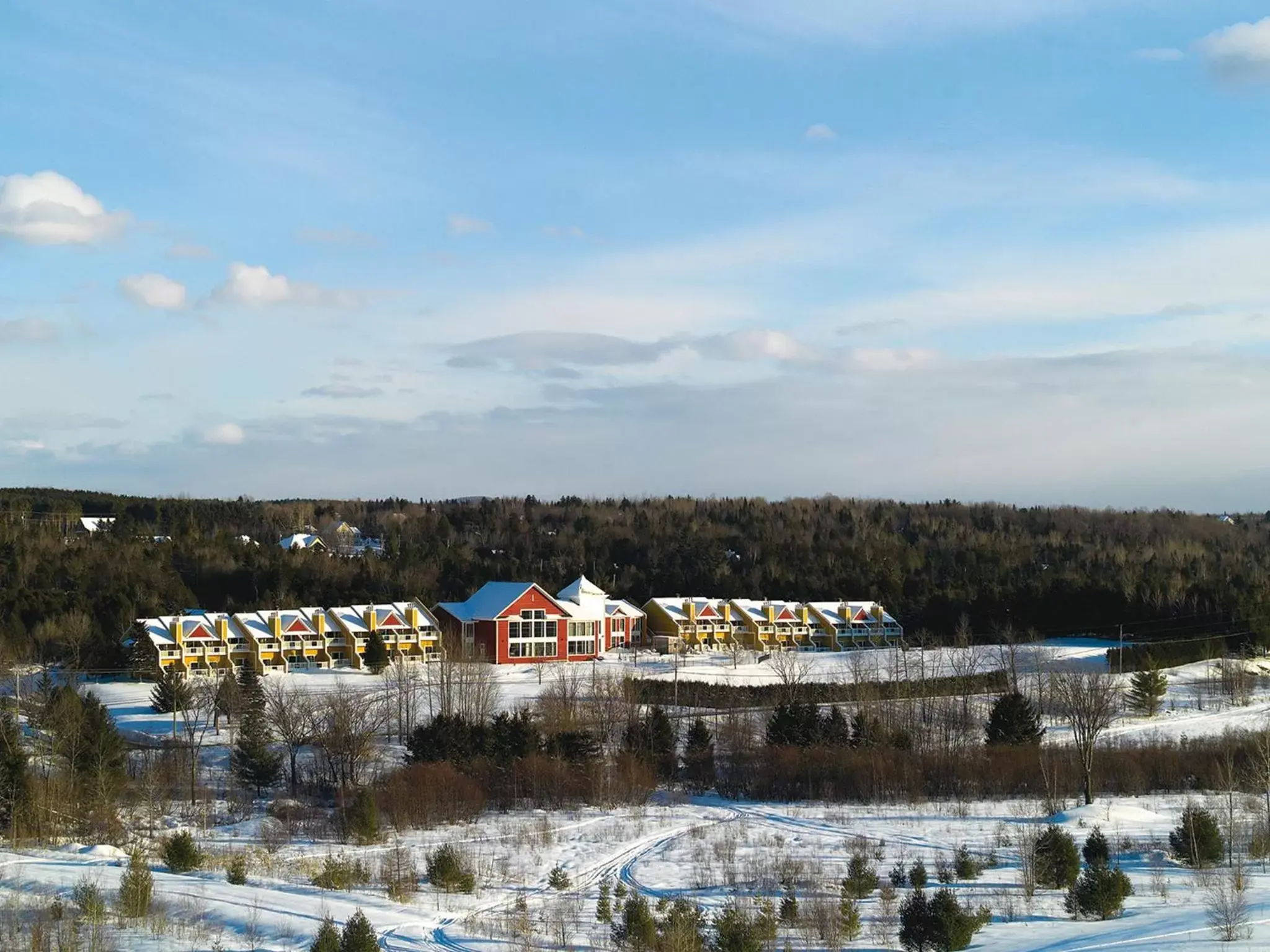 Bird's eye view, Winter in Estrimont Suites & Spa