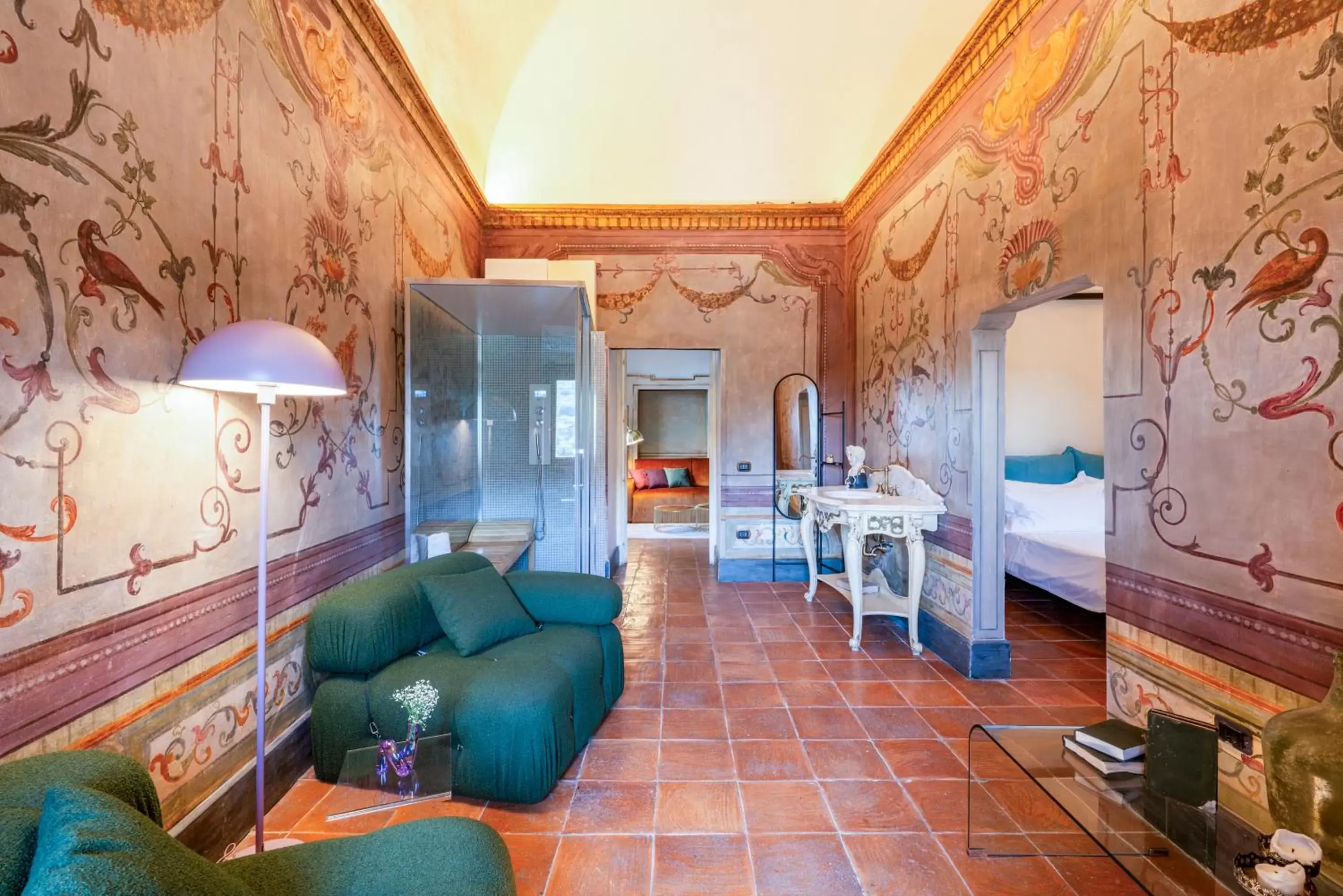 Steam room, Seating Area in Castello di Limatola