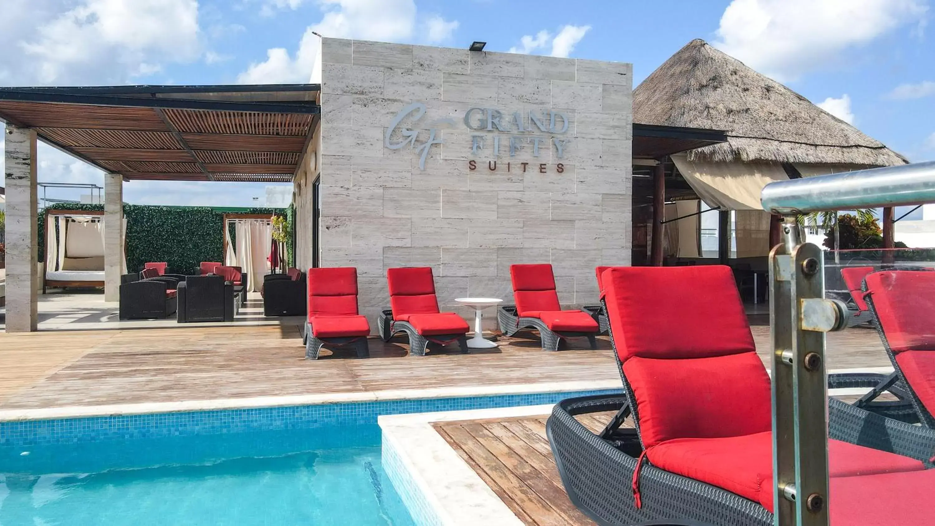 Swimming pool, Property Building in Grand Fifty Suites