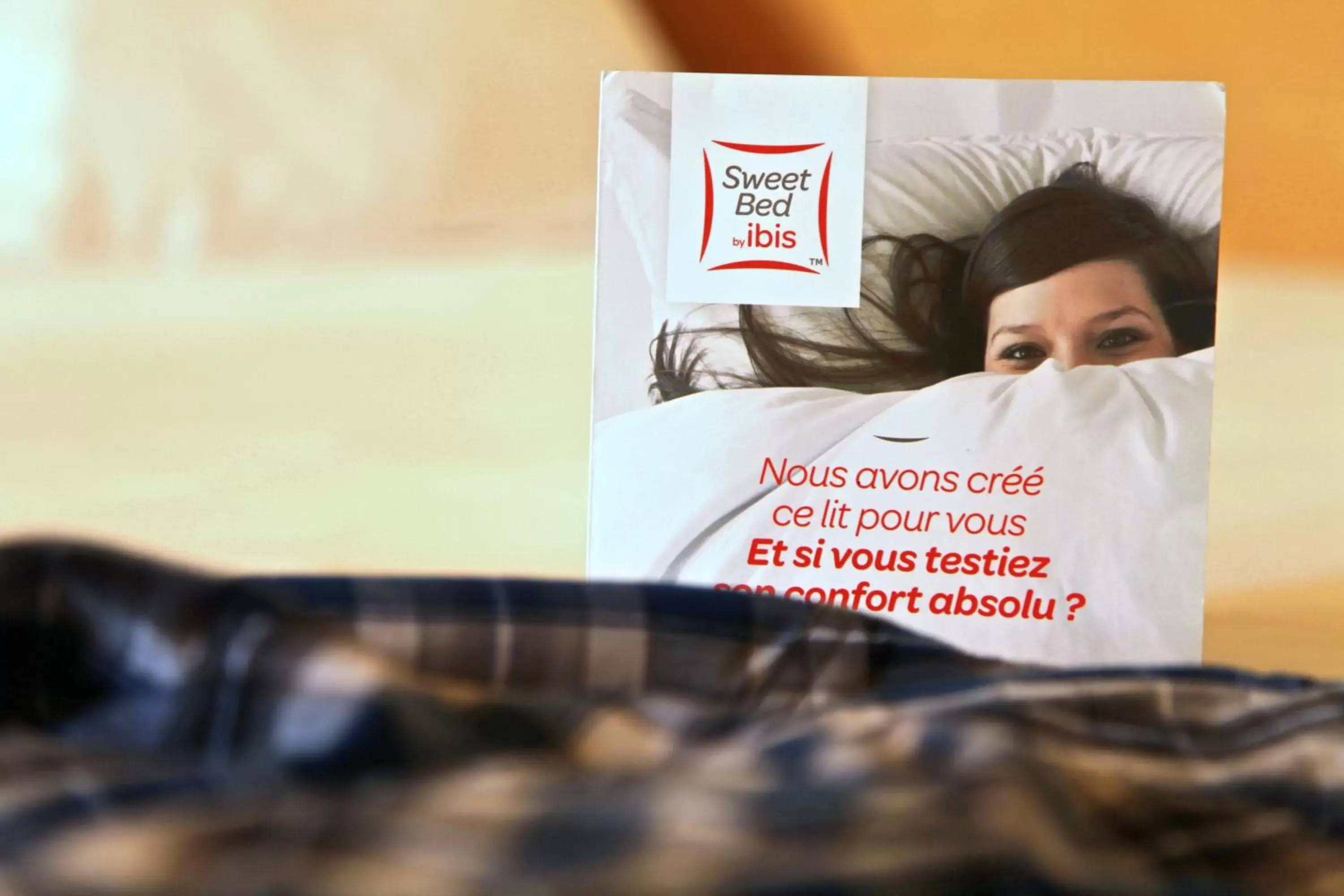 Decorative detail, Bed in ibis Brest Centre Decorative detail, Bed in ibis Brest Centre