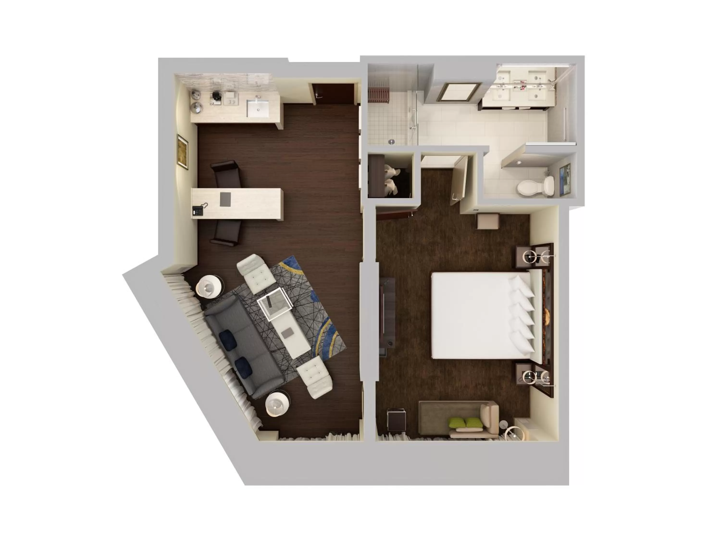 Floor plan in Hilton McLean Tysons Corner