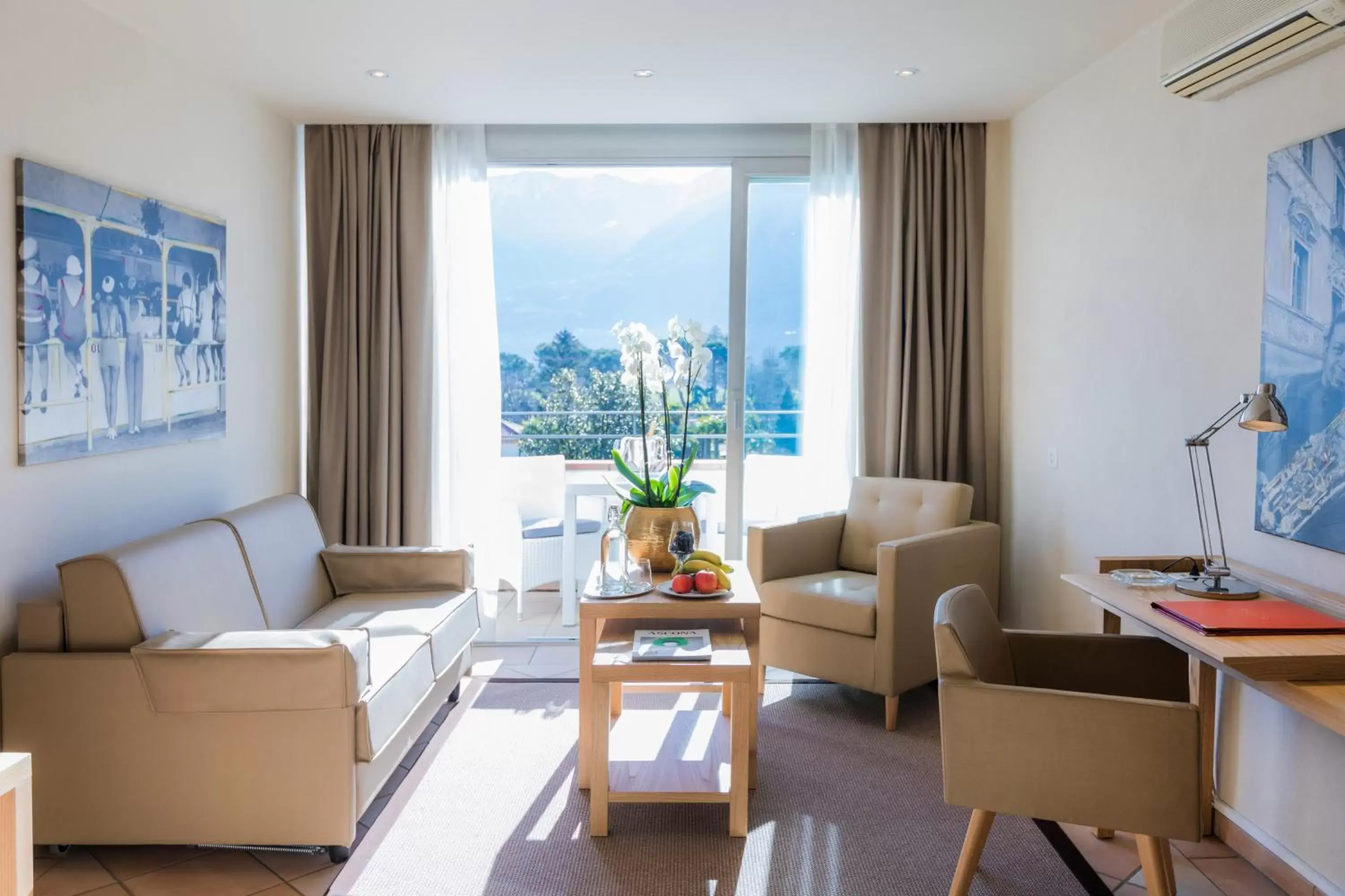 Bedroom, Seating Area in Parkhotel Delta, Wellbeing Resort