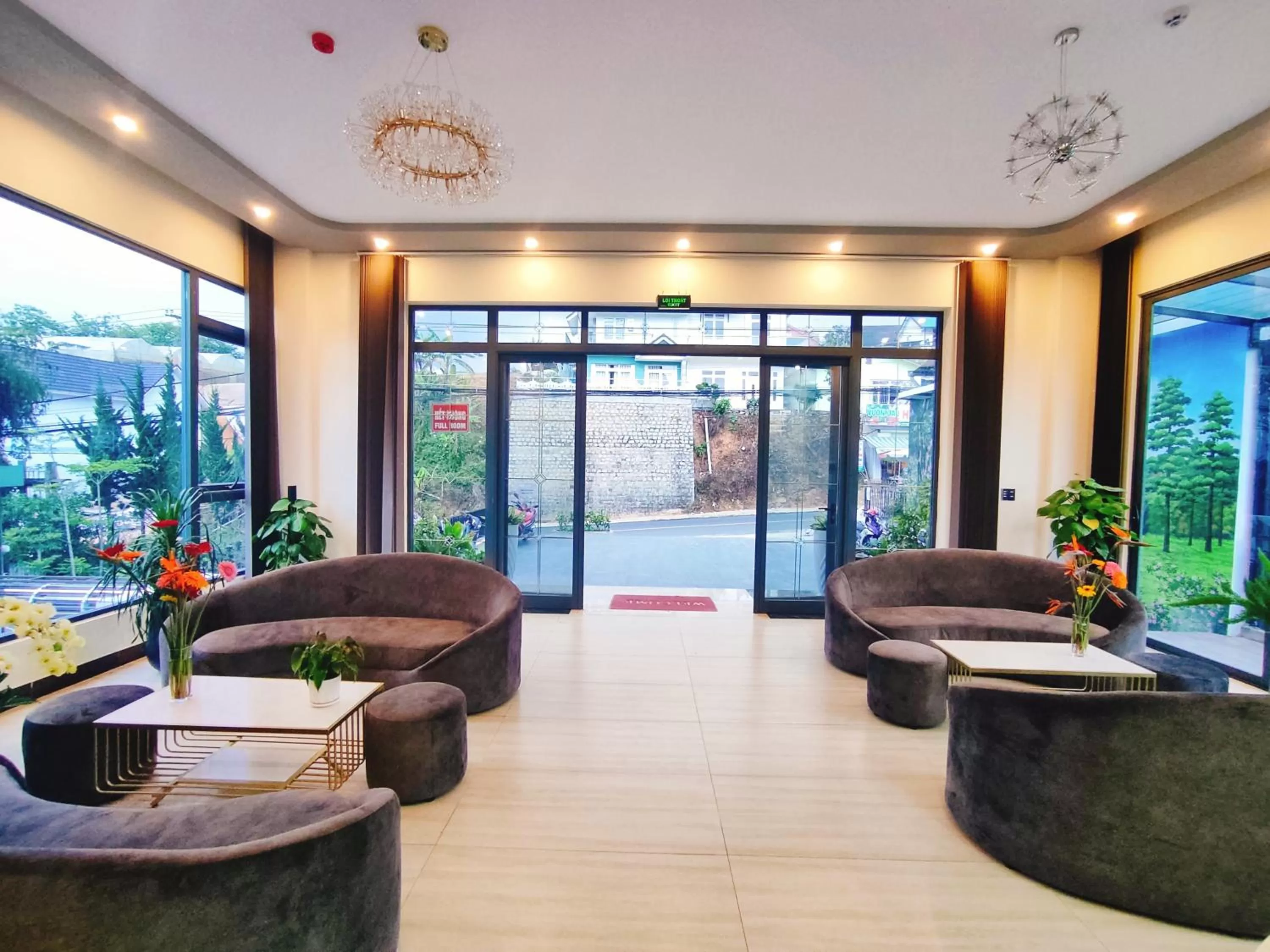 Lobby or reception in GREENECO DA LAT HOTEL - Khách sạn Green Eco Đà Lạt