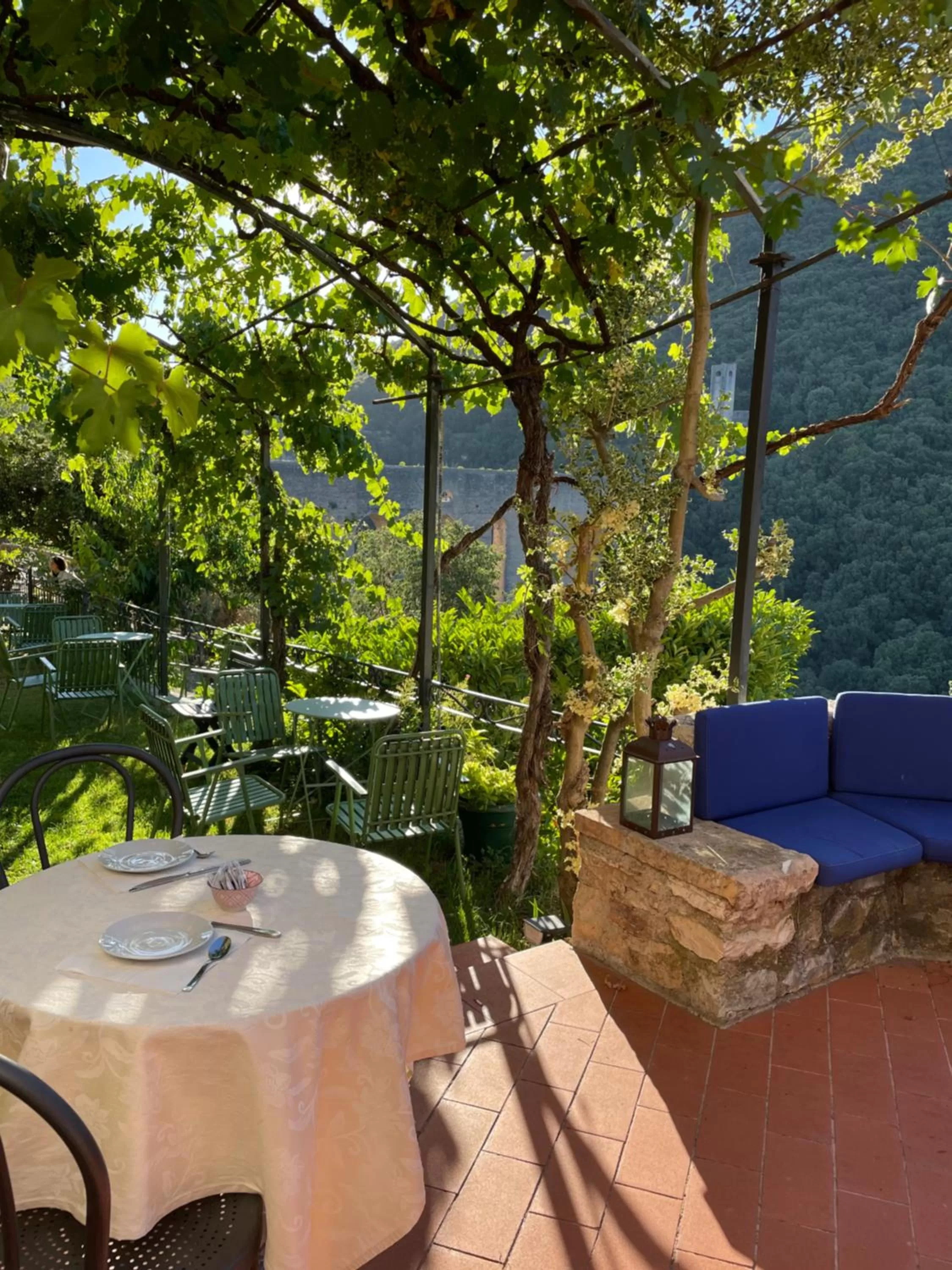 Patio in Hotel Gattapone