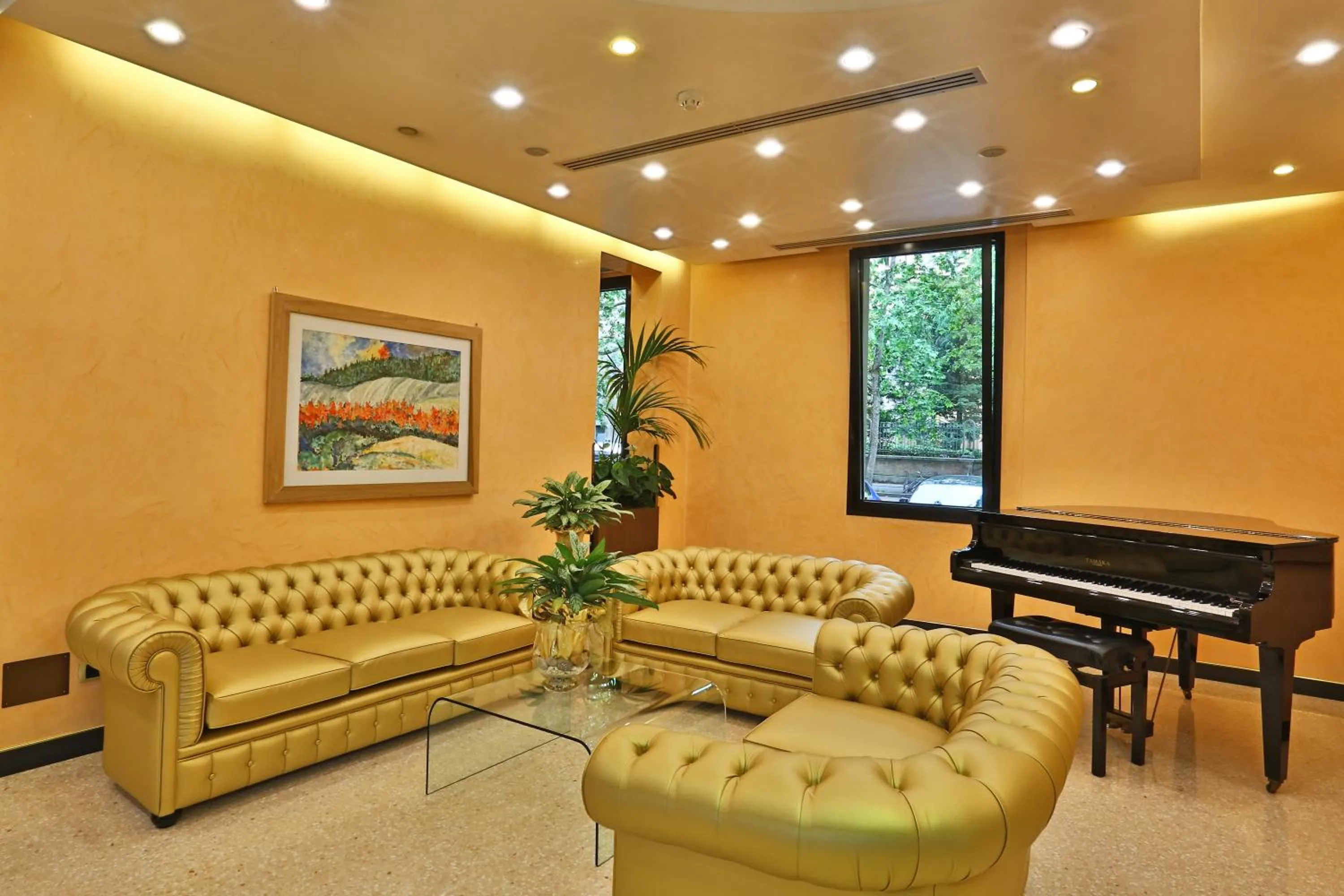 Lobby or reception in Central Park Hotel Modena