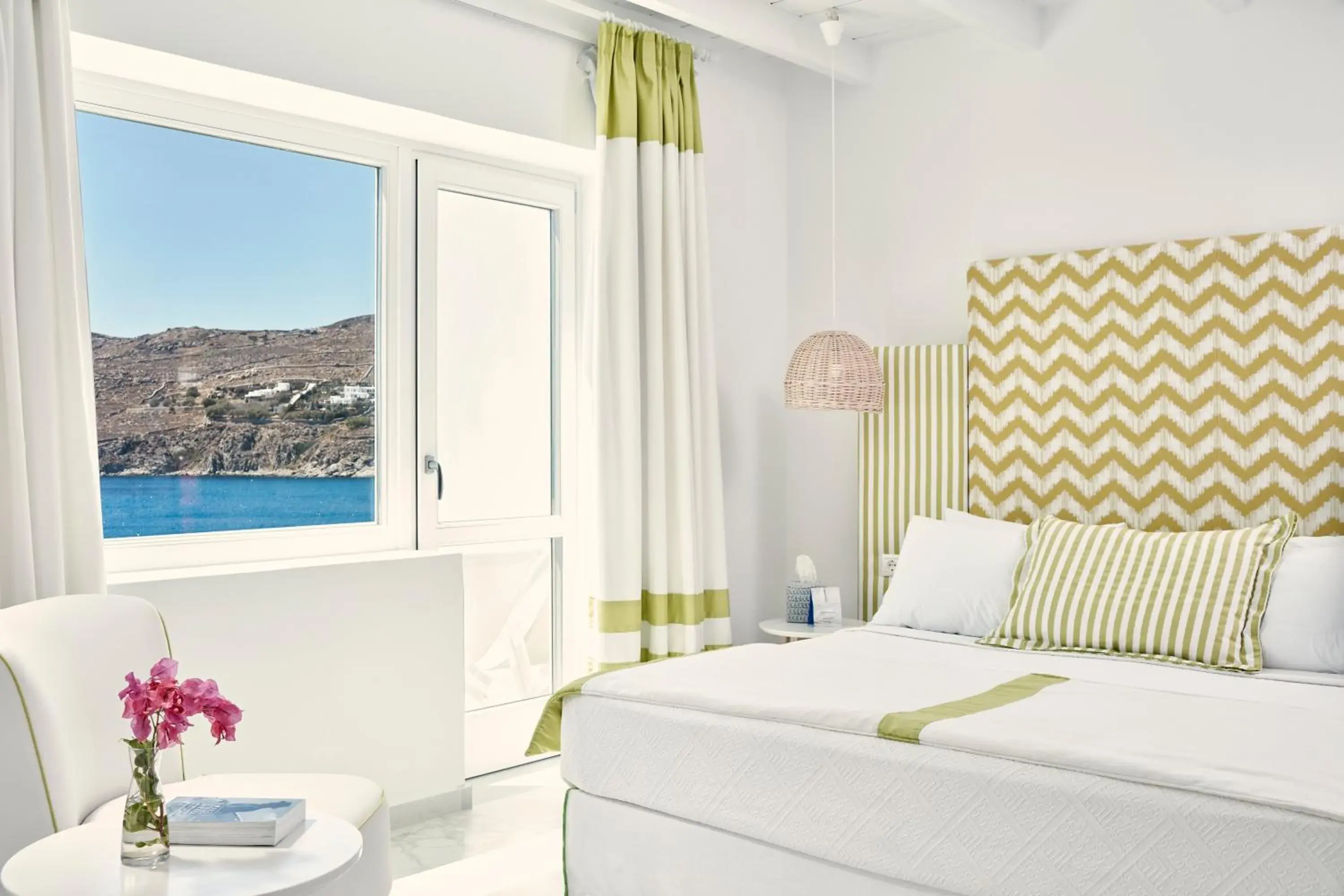 Bed in Archipelagos Hotel
