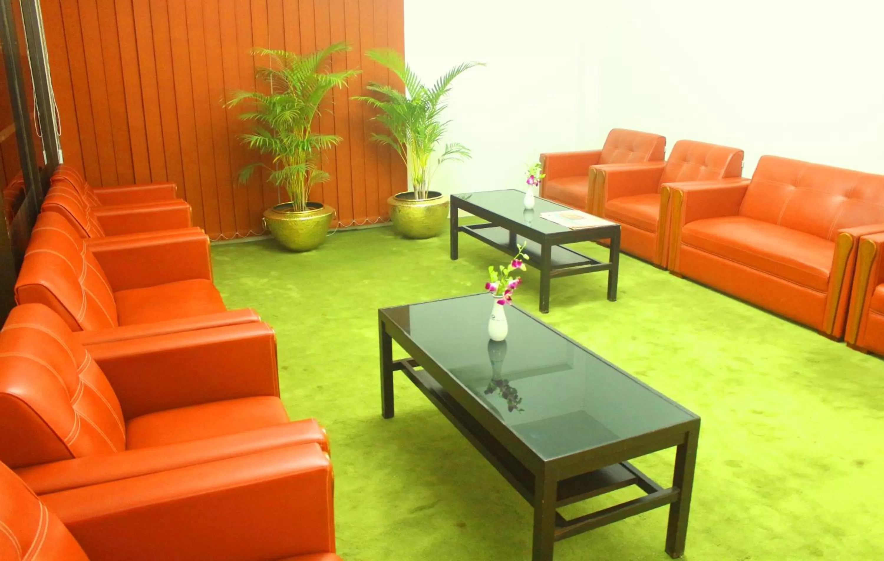 Communal lounge/ TV room in Asia Pacific Hotel