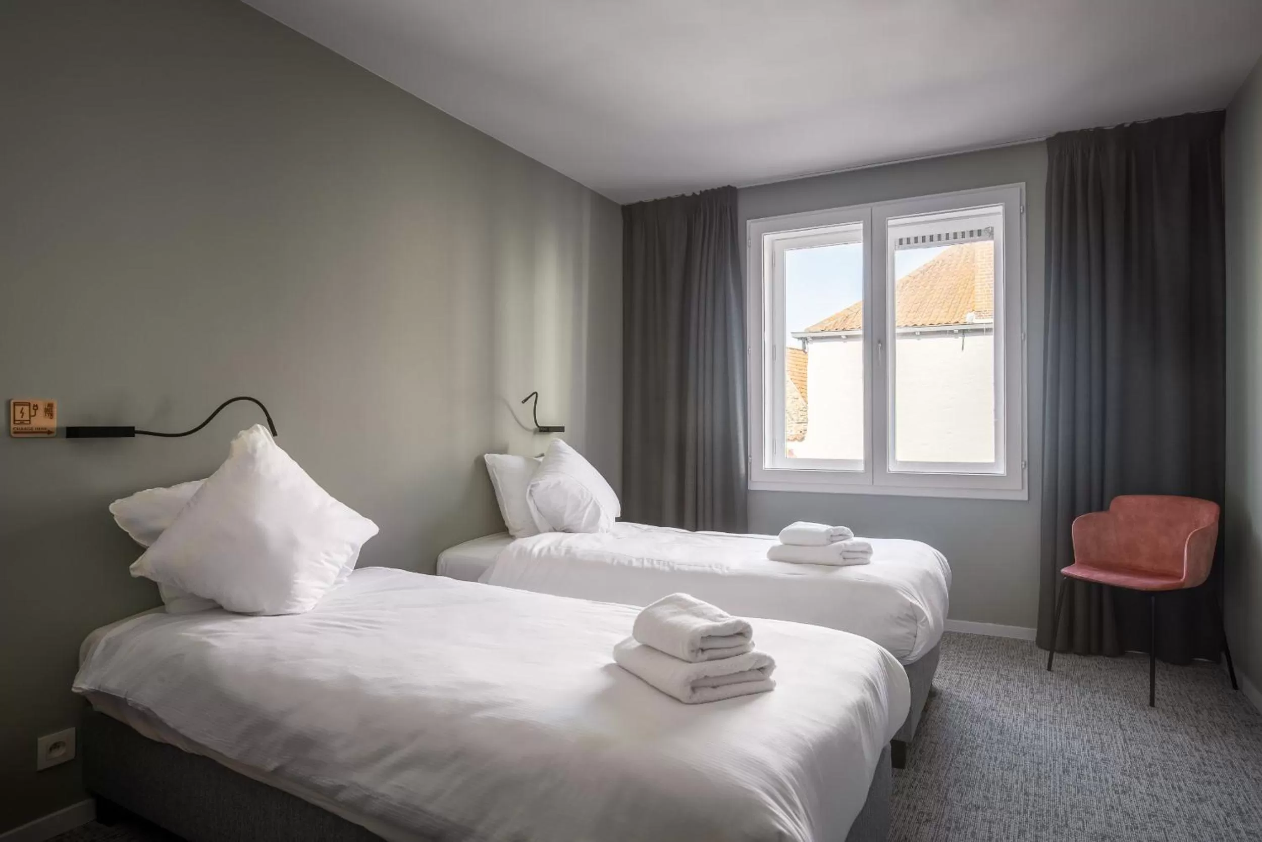 Bed in Hotel Augustyn Brugge