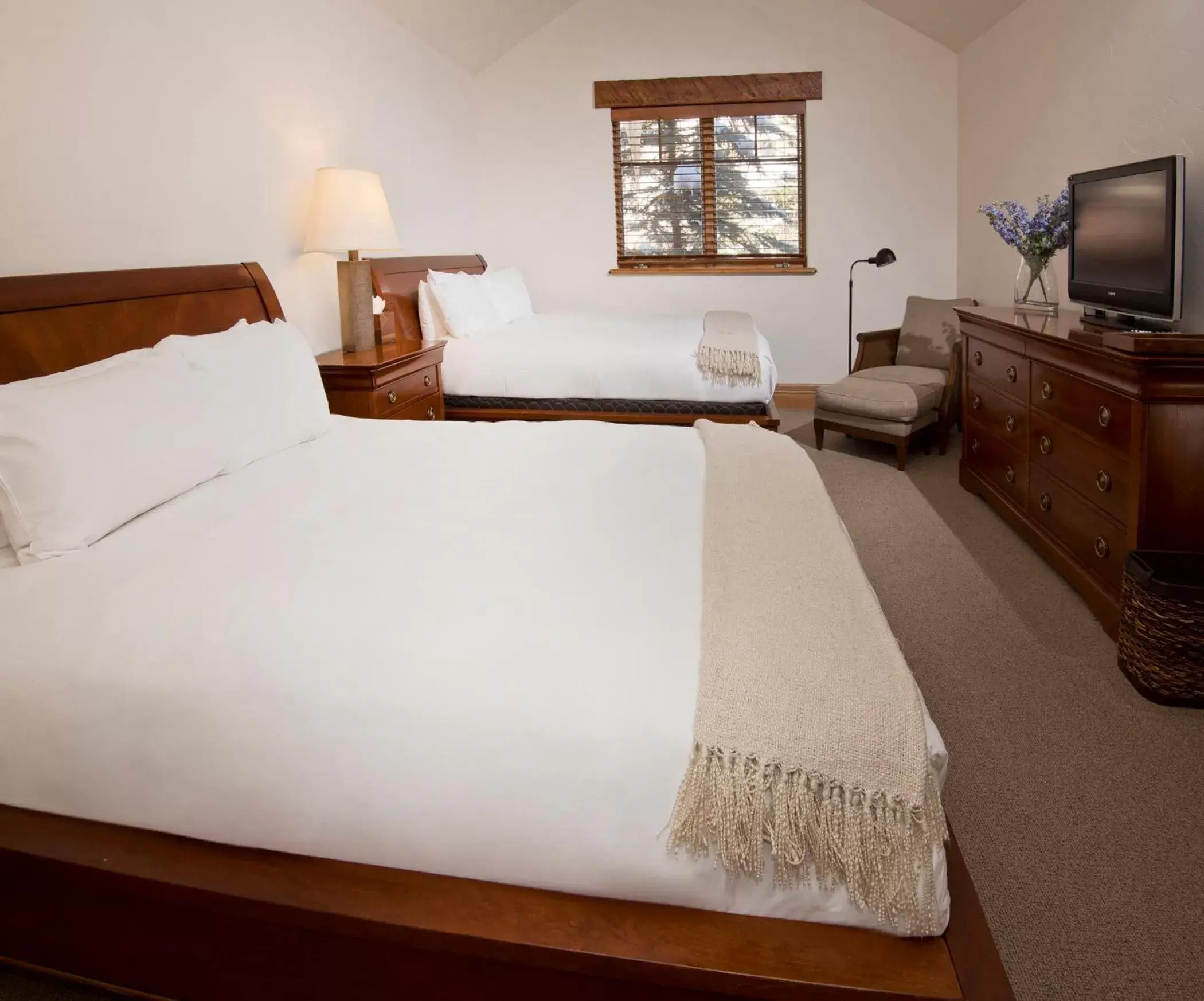 Bed in The Arrabelle at Vail Square, a RockResort