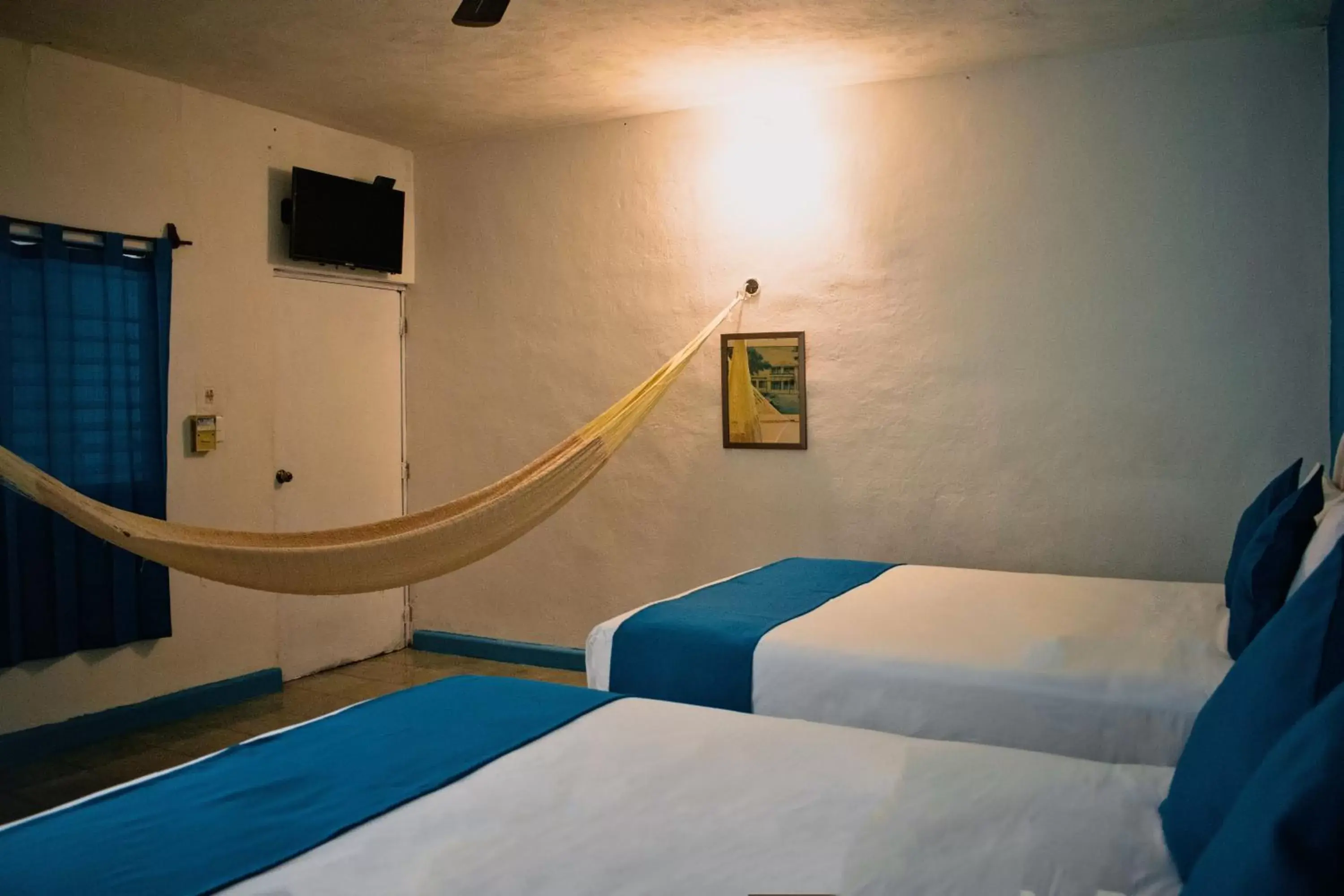Bed in Hotel Posada Aurora