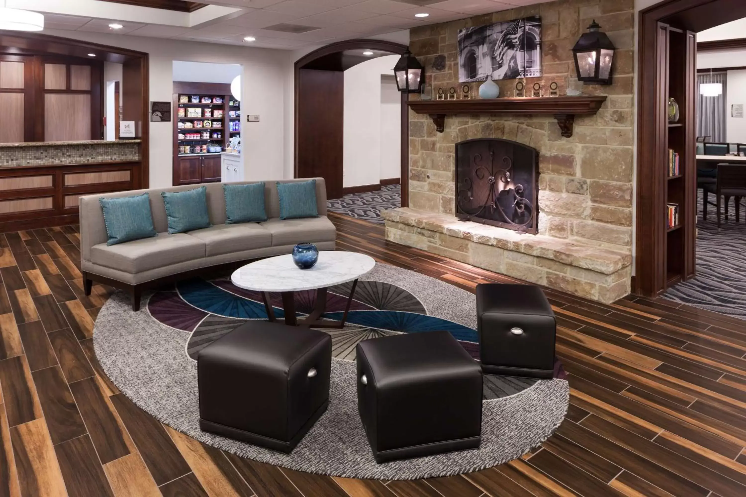 Lobby or reception, Seating Area in Homewood Suites Denton