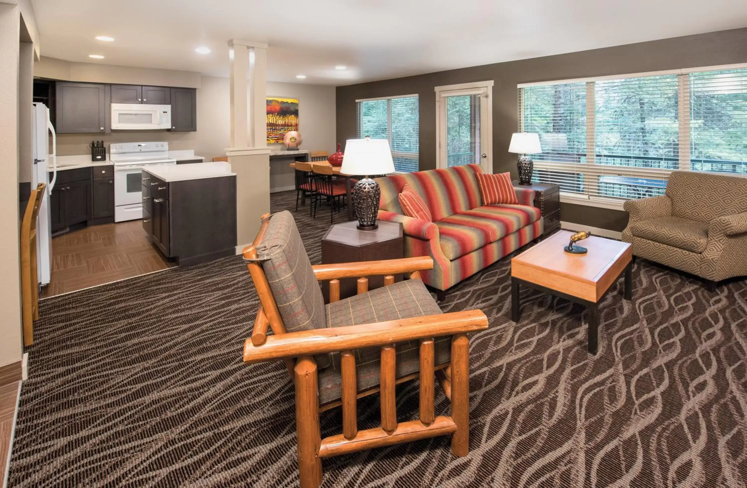 Living room, Seating Area in WorldMark McCall