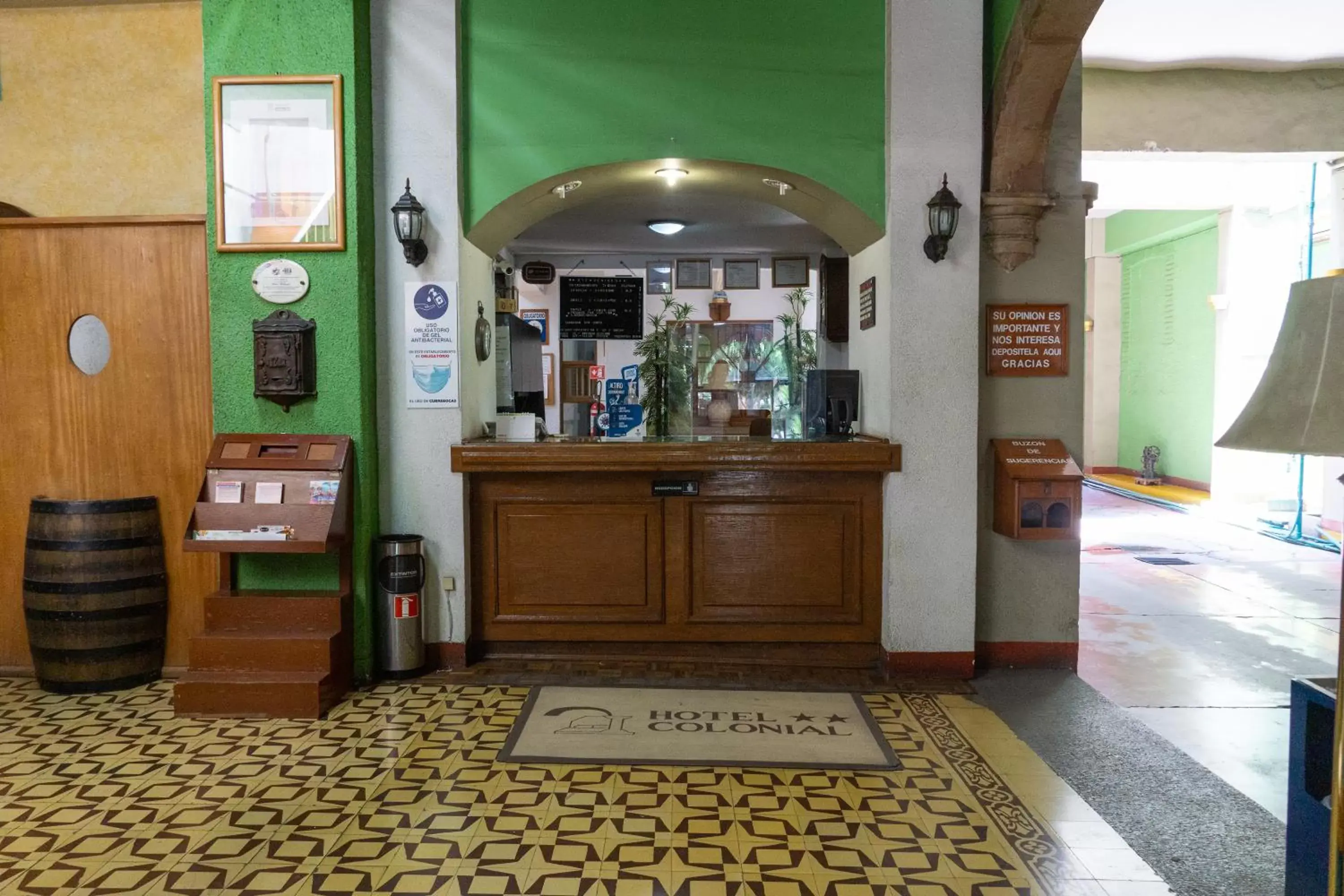 Lobby or reception in Hotel Colonial