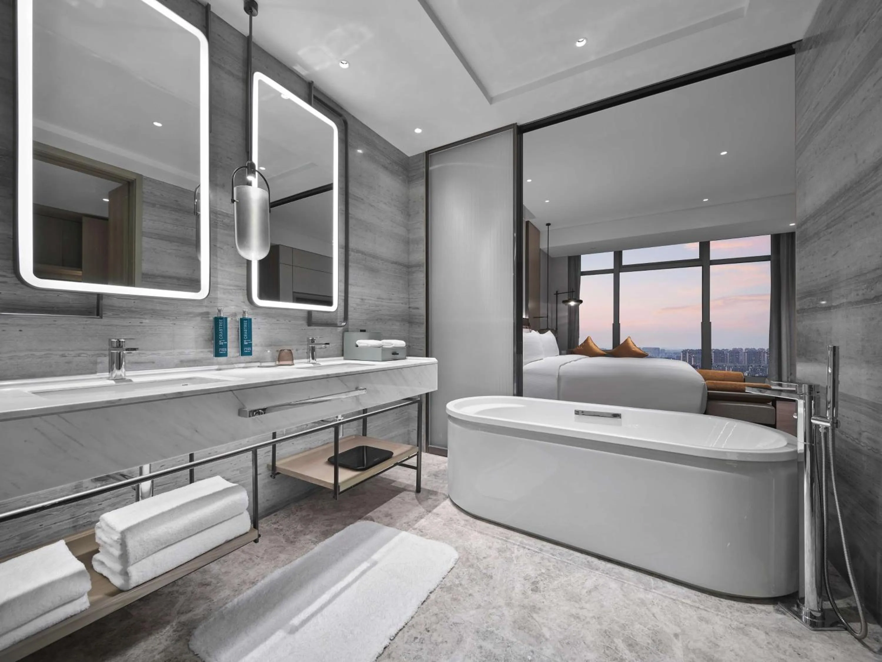 Bathroom in Doubletree By Hilton Rugao