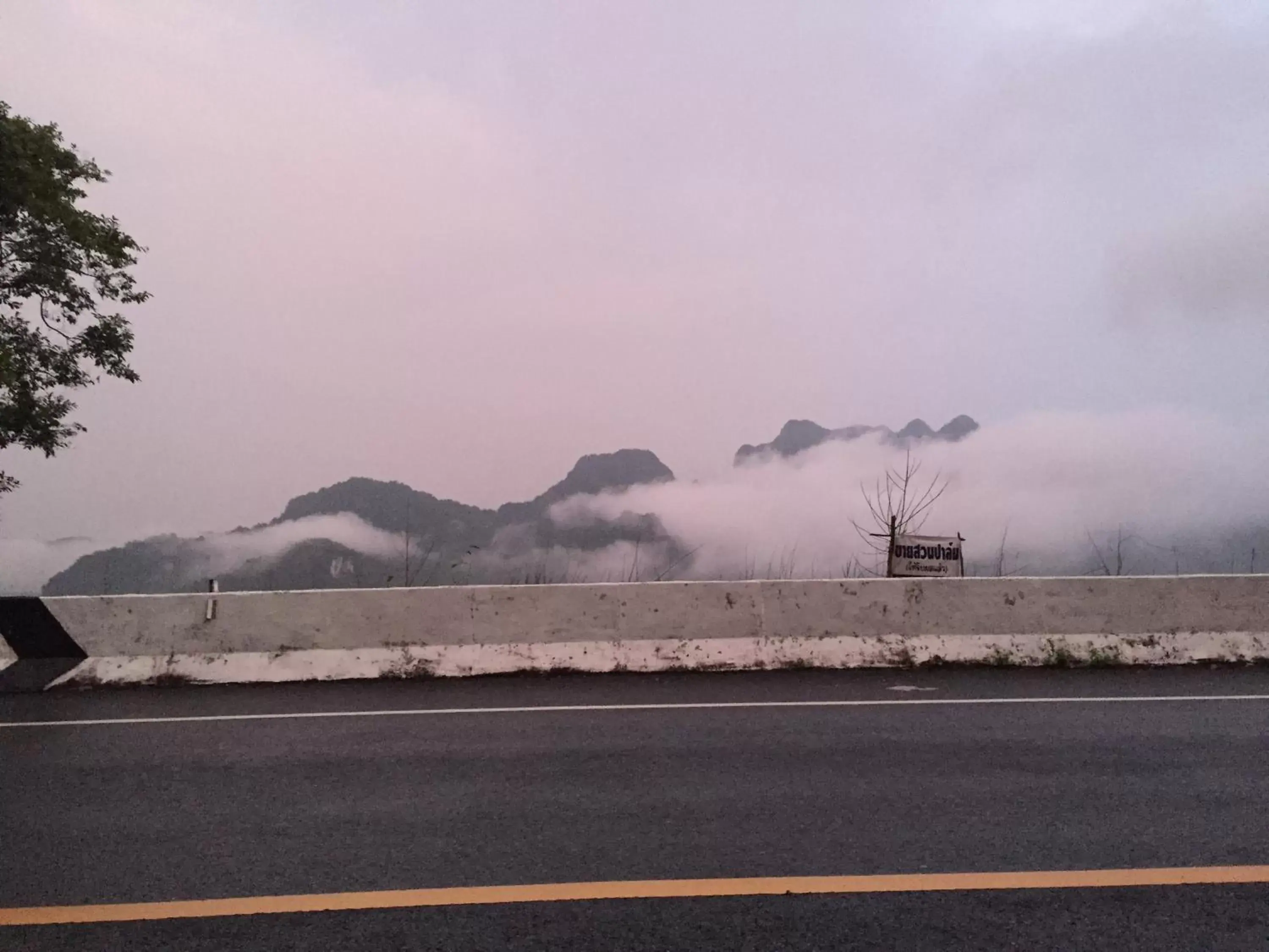 Natural landscape in Khao Sok Morning Mist Resort