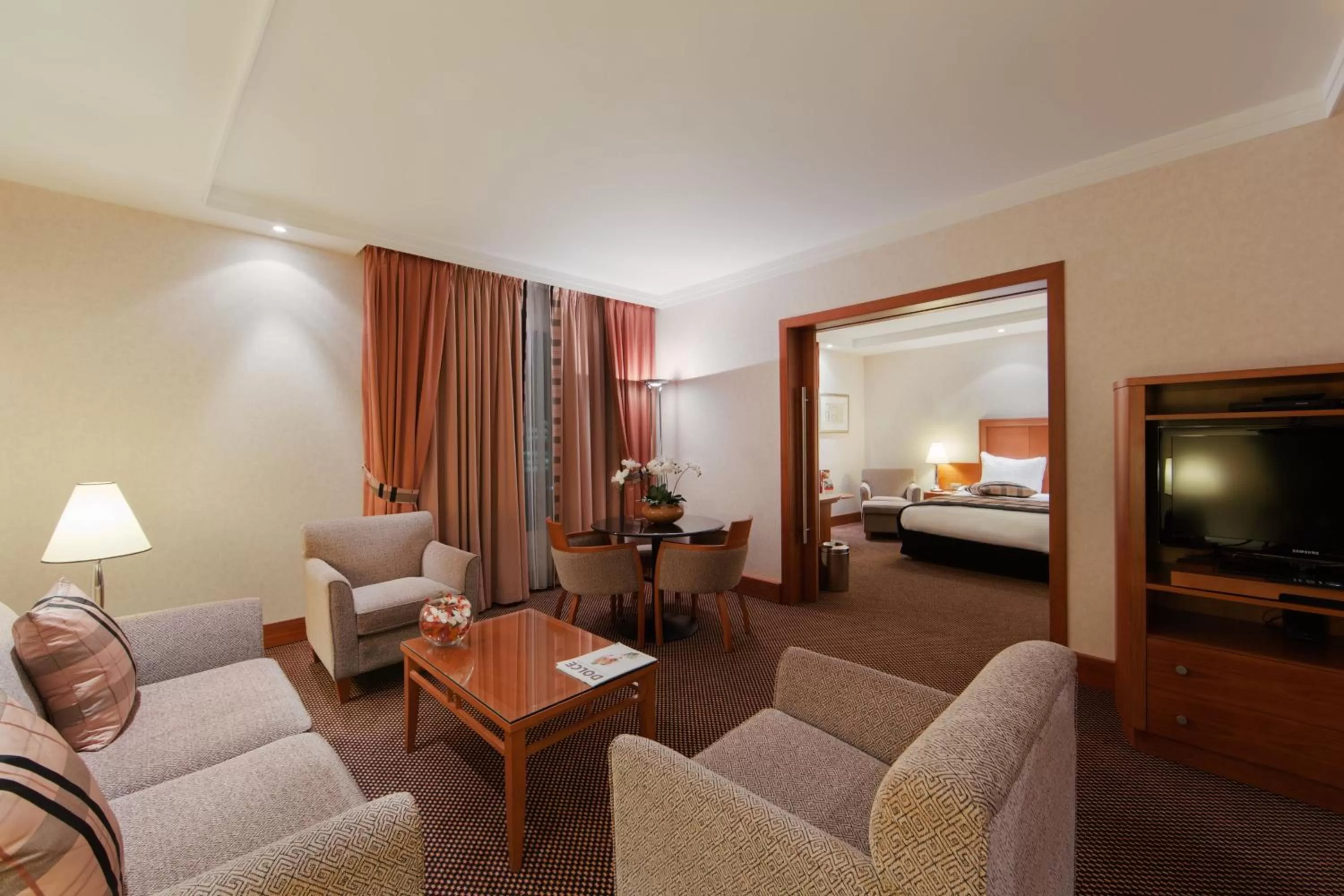Photo of the whole room, Bed in Crowne Plaza Brussels Airport by IHG