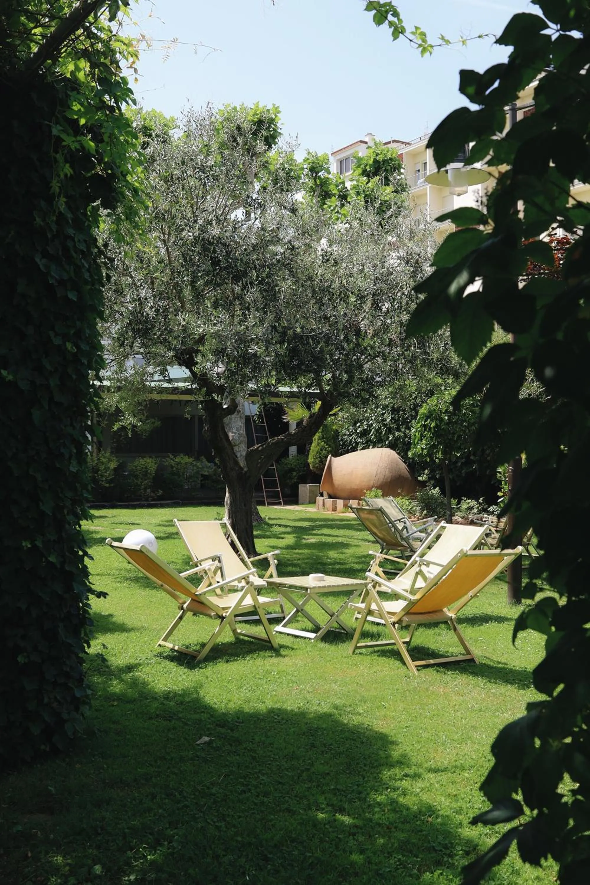 Patio in Hotel Aurelia