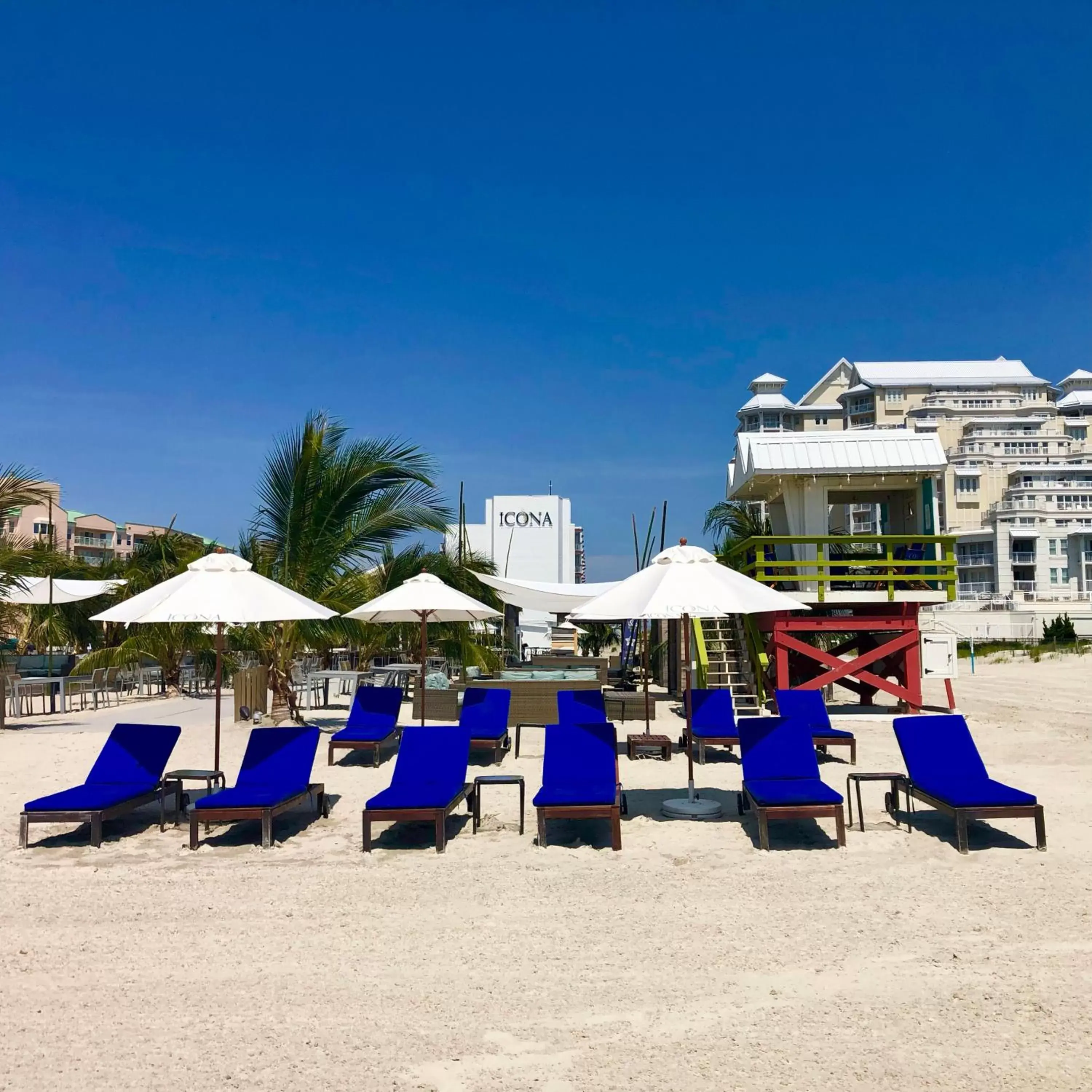 sunbed, Beach in ICONA Diamond Beach