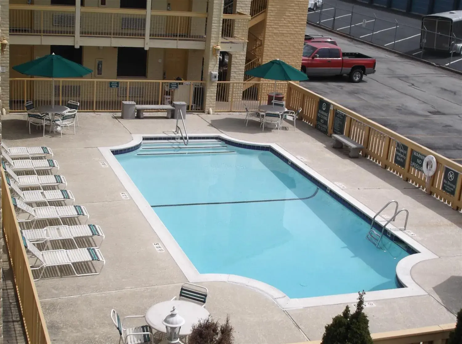 Day, Pool View in Motel 6-Knoxville, TN