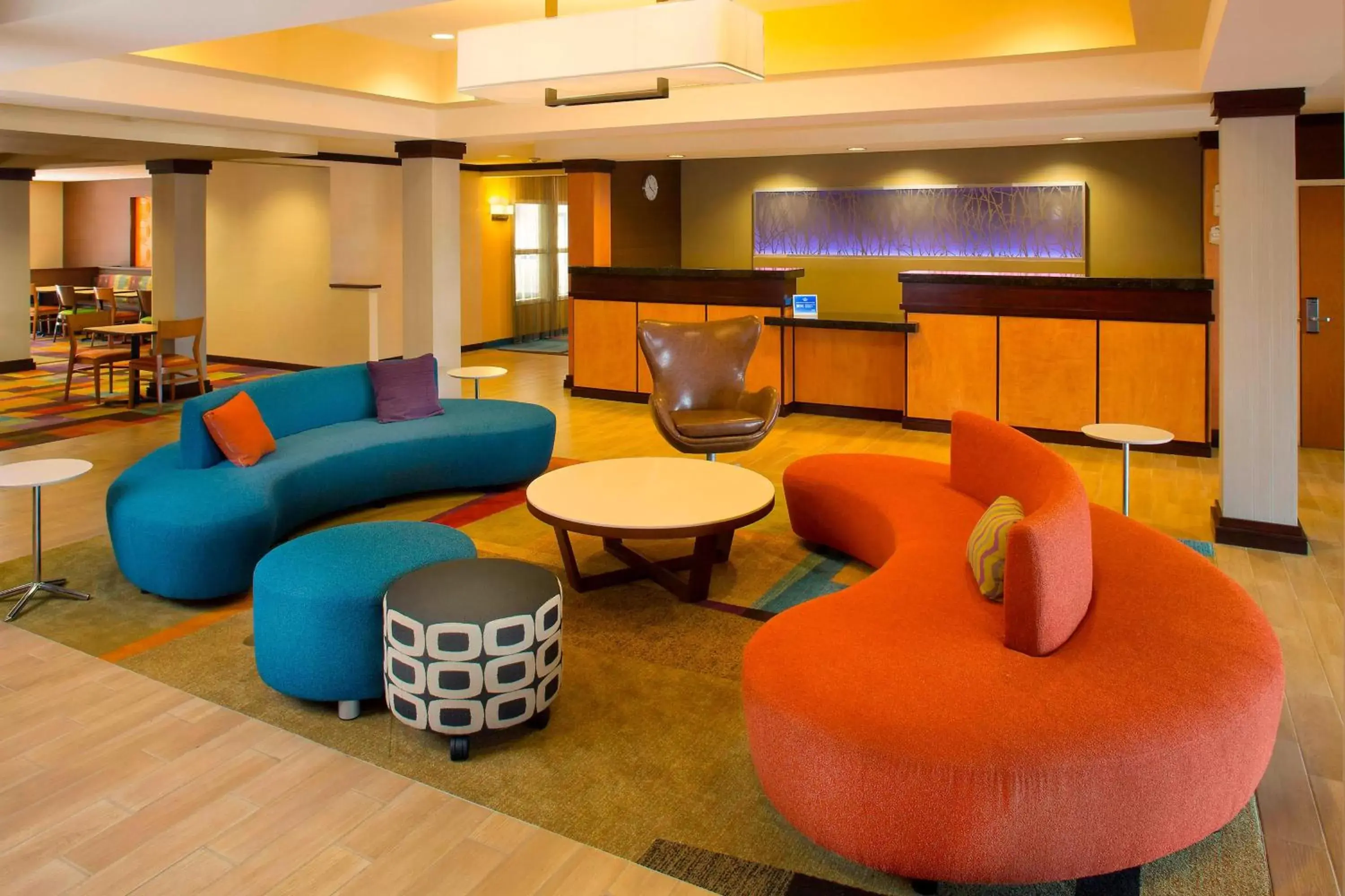 Lobby or reception, Lounge/Bar in Fairfield Inn & Suites Atlanta McDonough