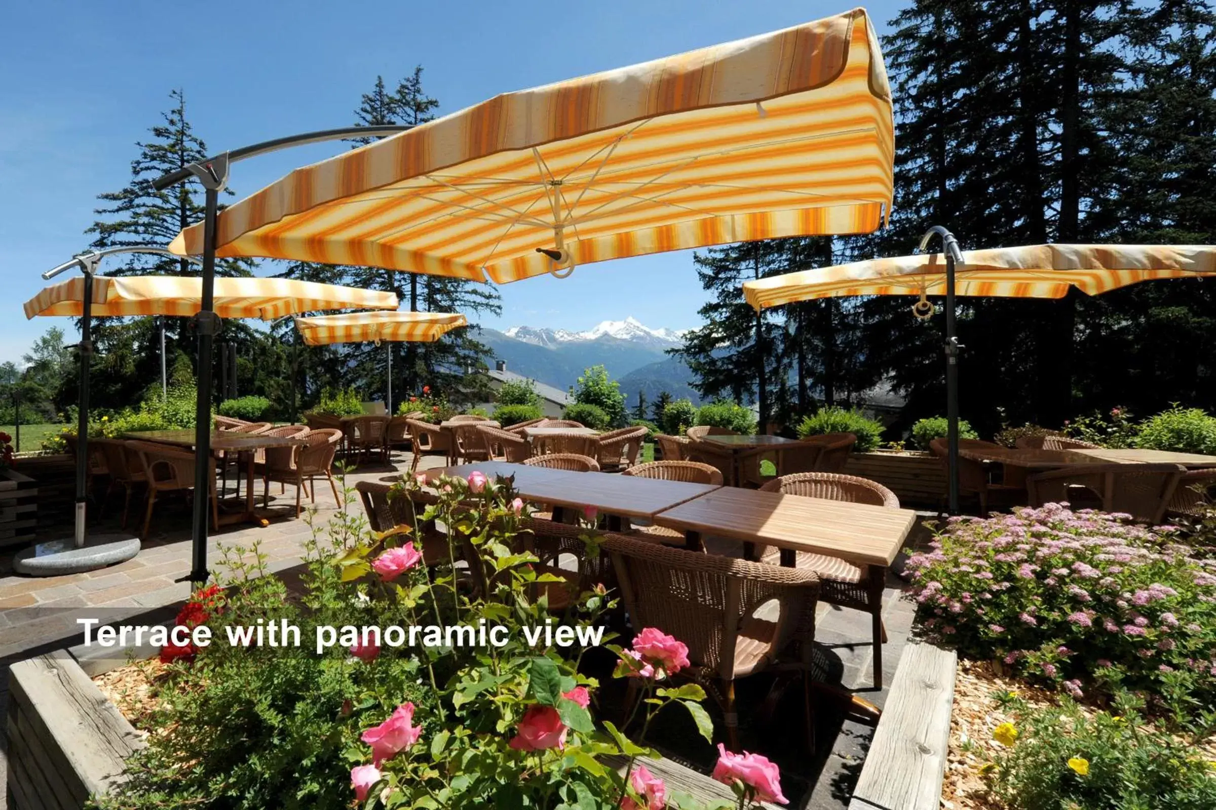 Balcony/Terrace in Hotel Helvetia Intergolf