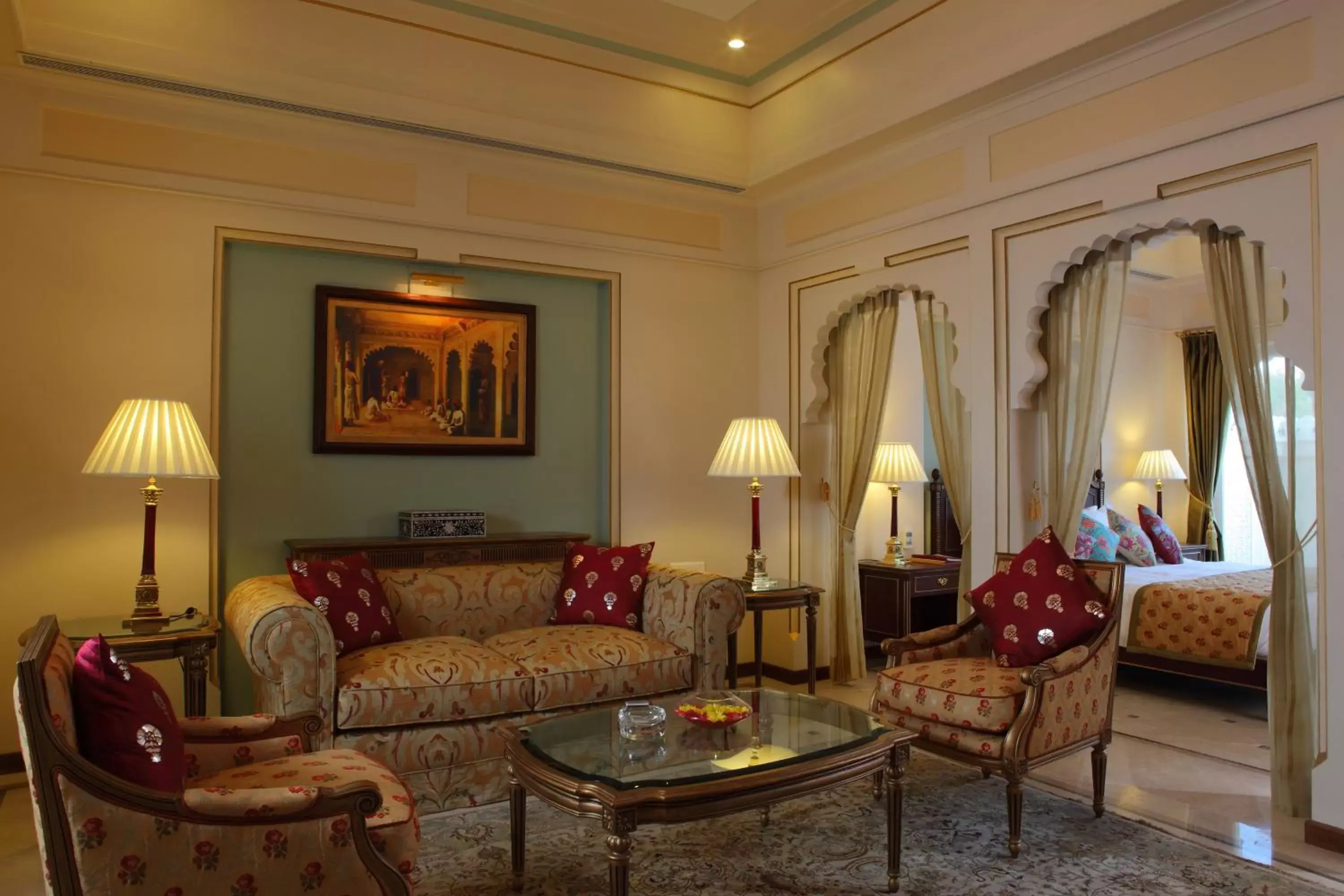 Living room, Seating Area in Taj Fateh Prakash Palace Udaipur