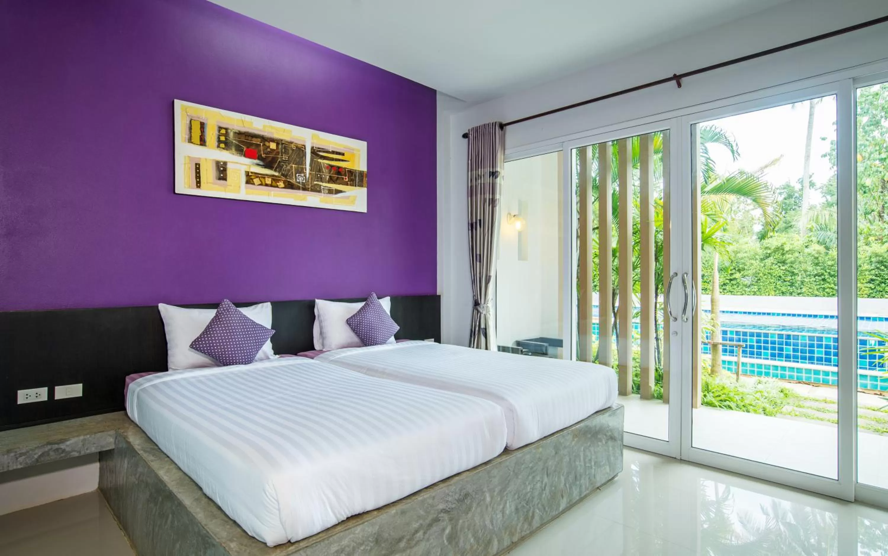 Bed in The Fong Krabi resort
