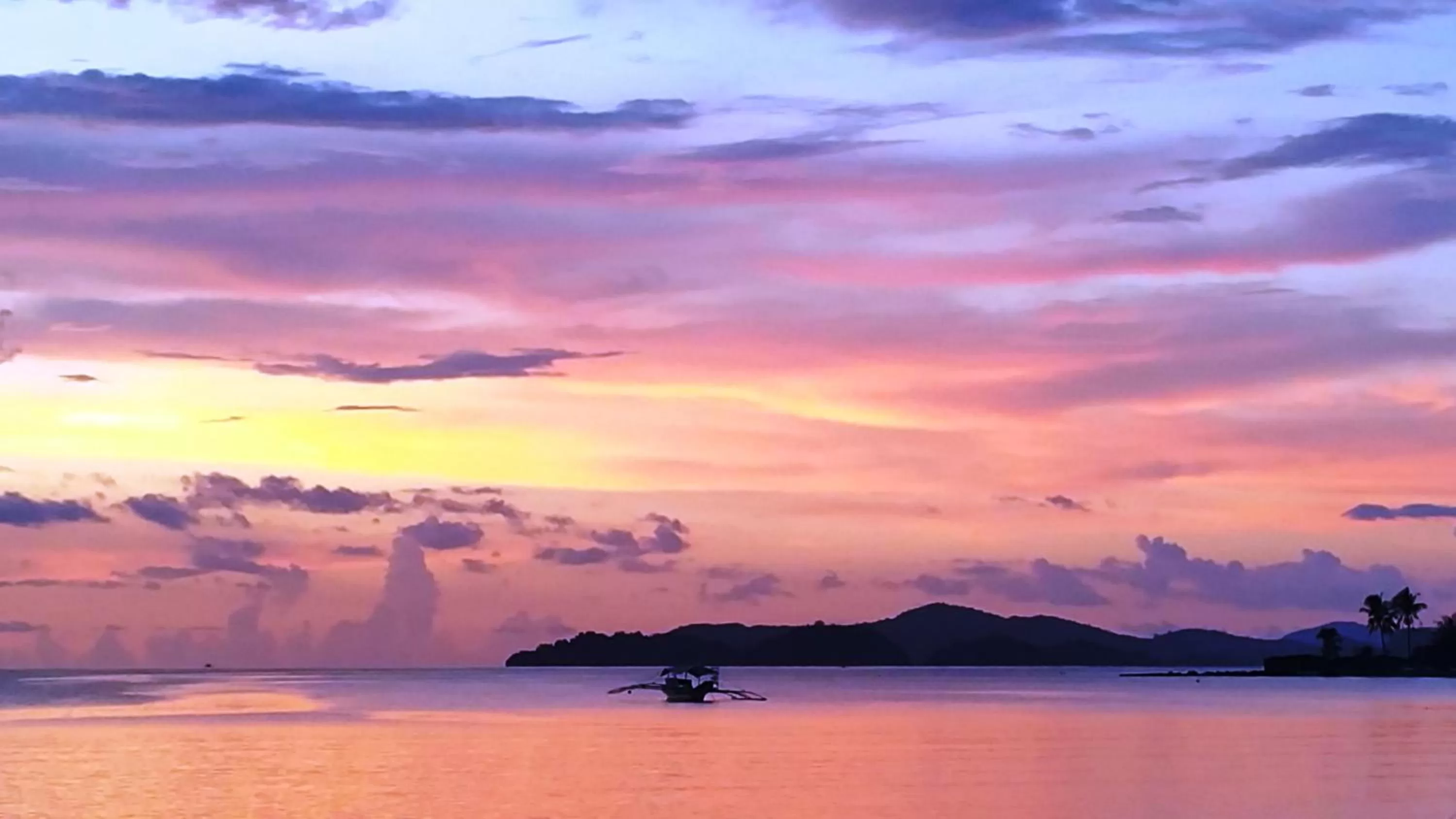 Sunset in Rubin Resort