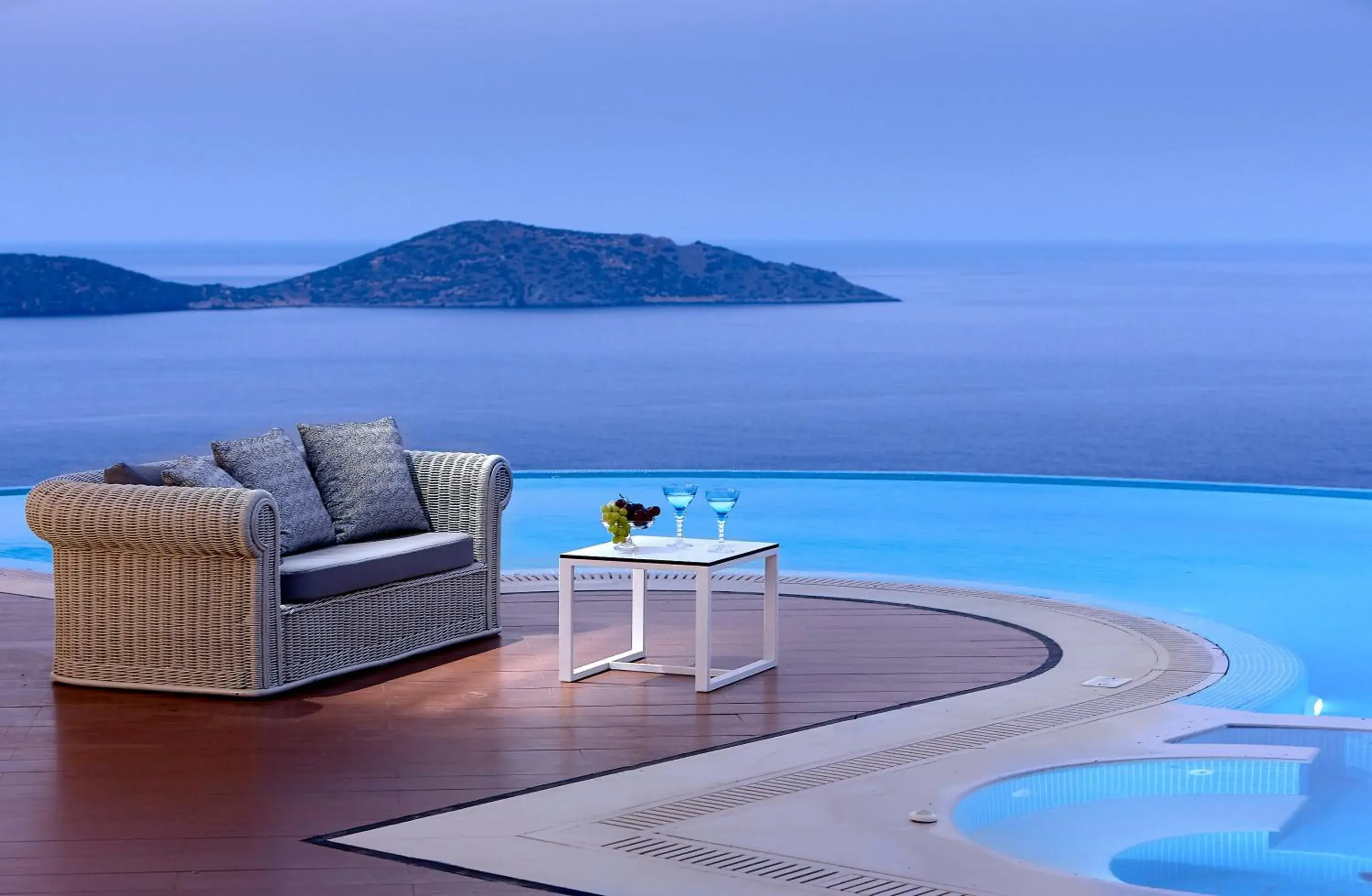 Swimming Pool in Elounda Gulf Villas by Sandglass