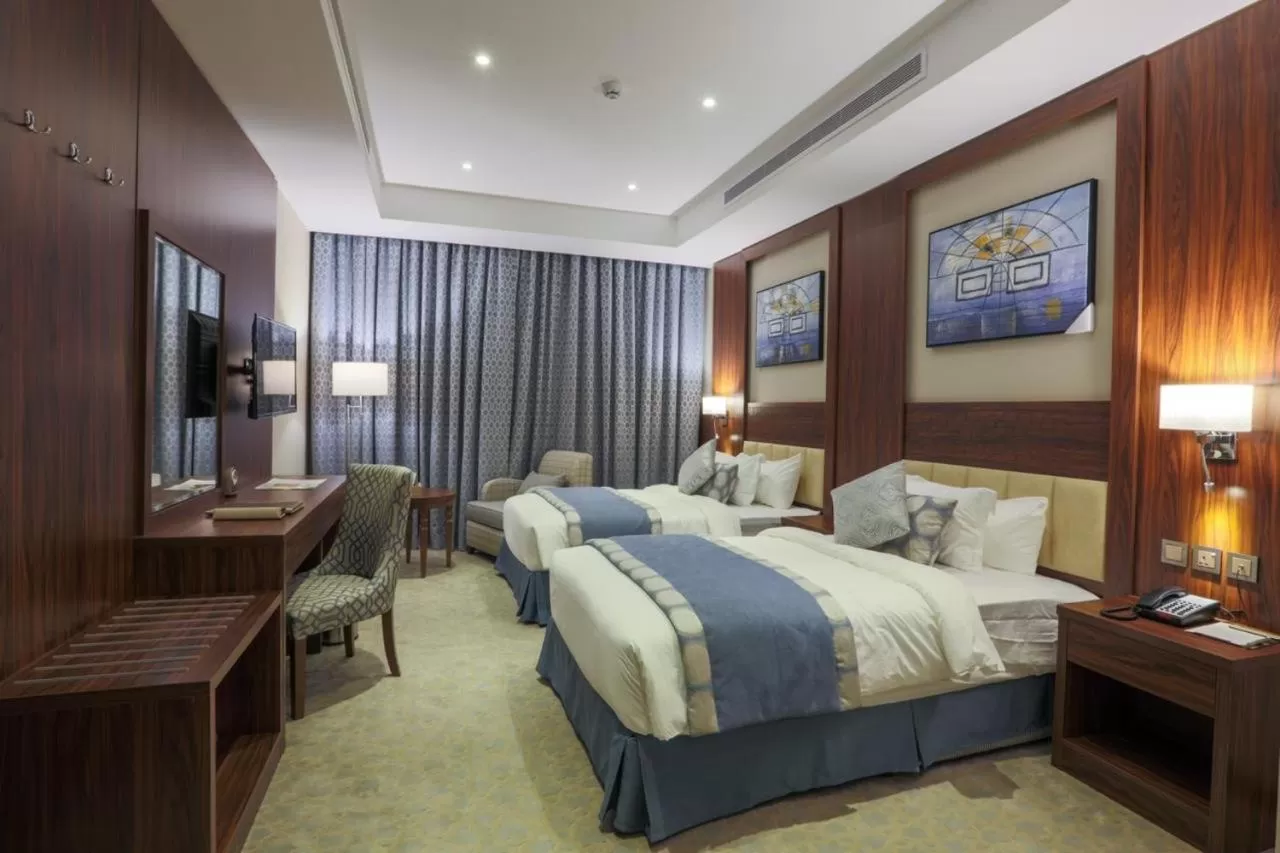 Bed in mawasim al hay at hotel