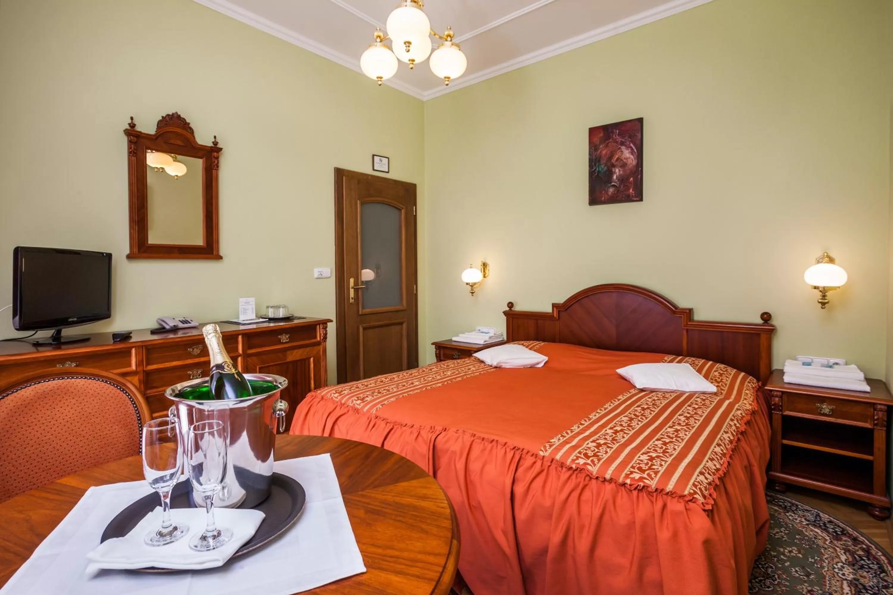 Bedroom, Bed in Hotel Jelínkova vila