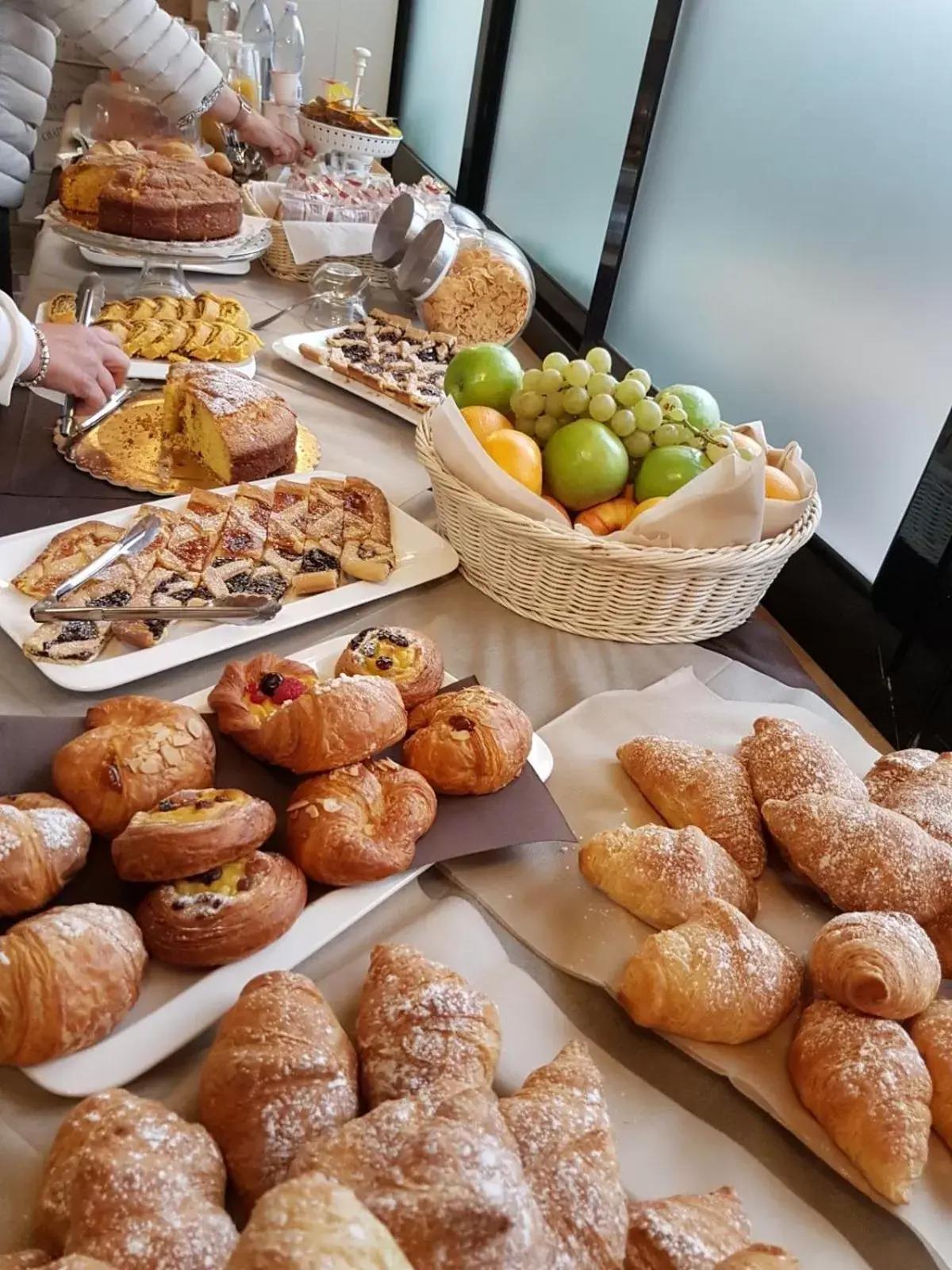 Buffet breakfast in Hotel Cristallo Relais, Sure Hotel Collection By Best Western